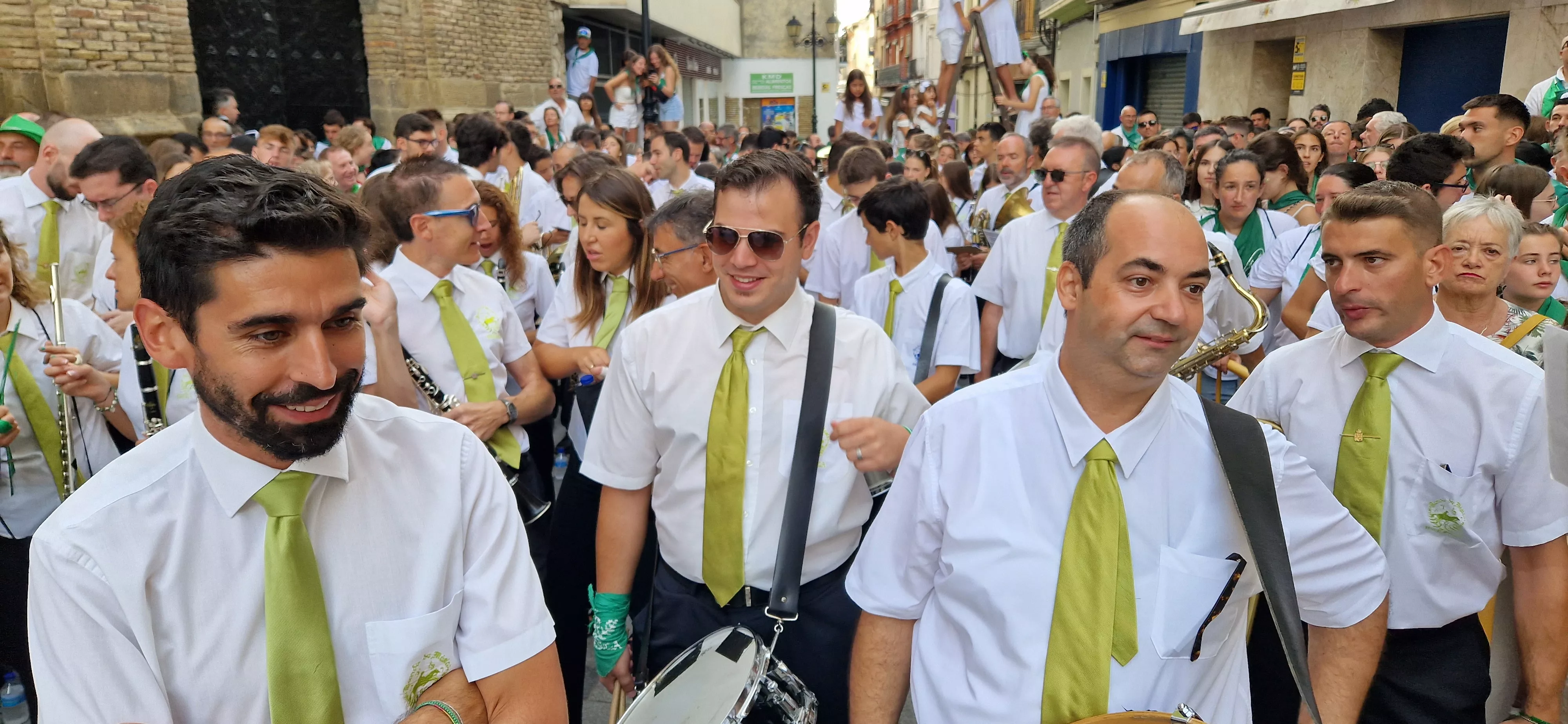Primer baile de los Danzantes ante la basílica de San Lorenzo en 2023. Foto: Myriam Martínez