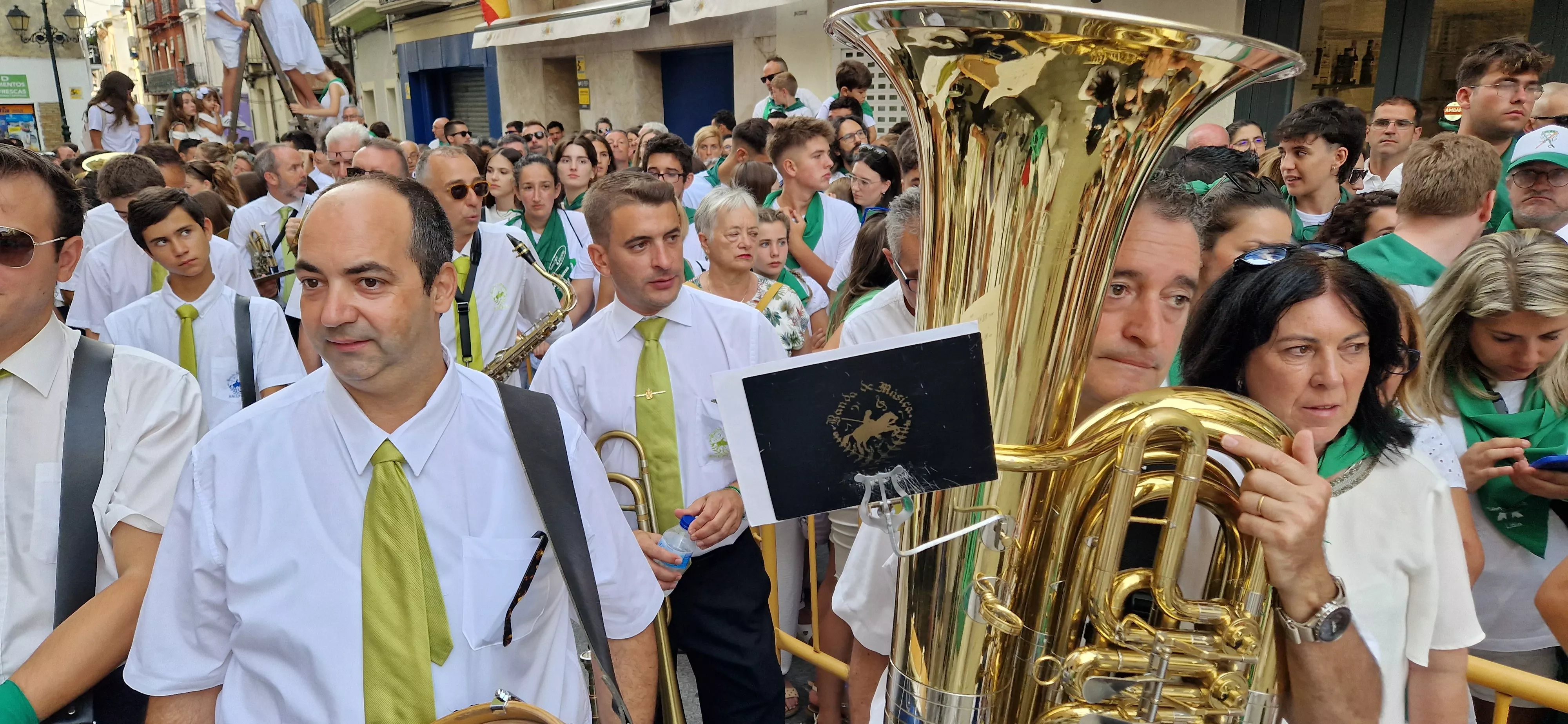 Primer baile de los Danzantes ante la basílica de San Lorenzo en 2023. Foto: Myriam Martínez