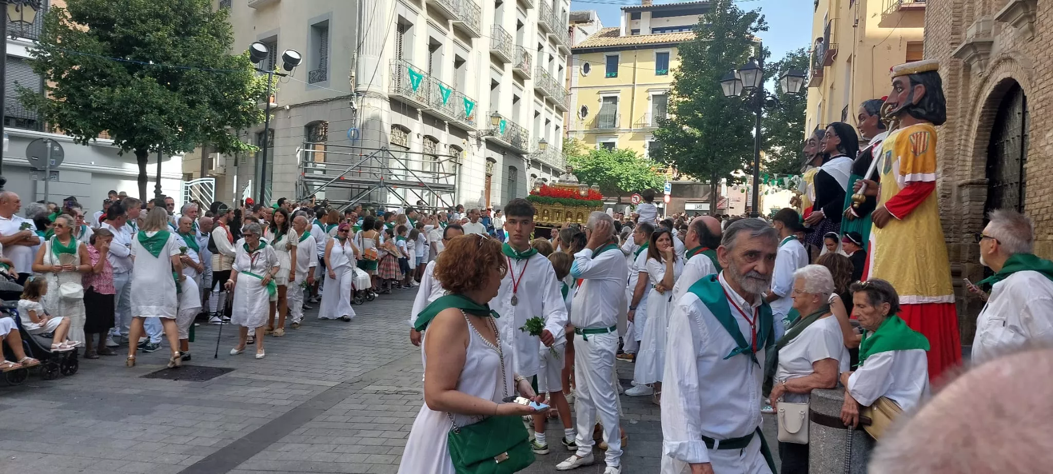 Misa de Pontifical por San Lorenzo en la Basílica de Huesca