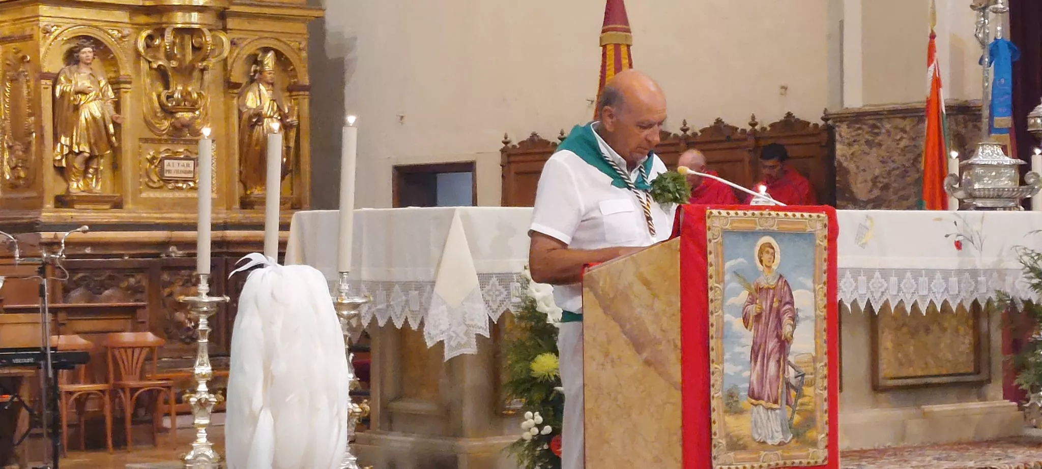 Misa de Pontifical por San Lorenzo en la Basílica de Huesca