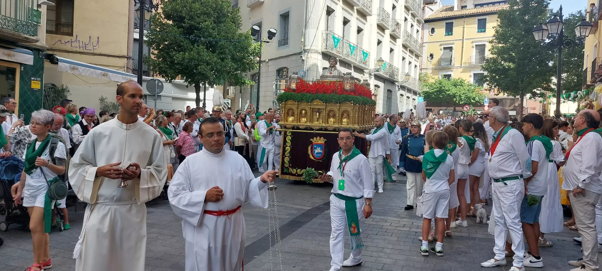 Misa de Pontifical por San Lorenzo en la Basílica de Huesca