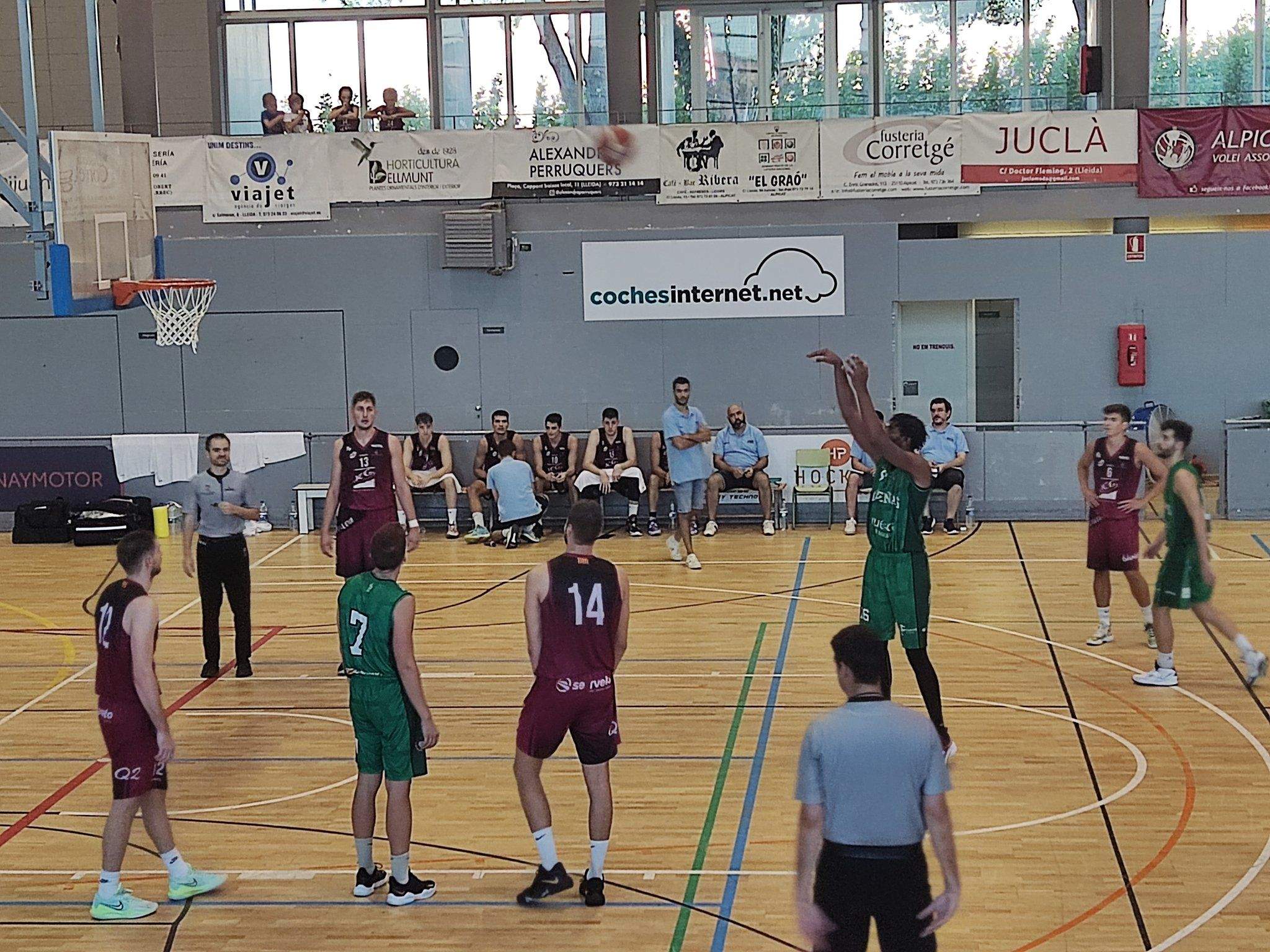 Imagen del último encuentro ante el Força Lleida. 