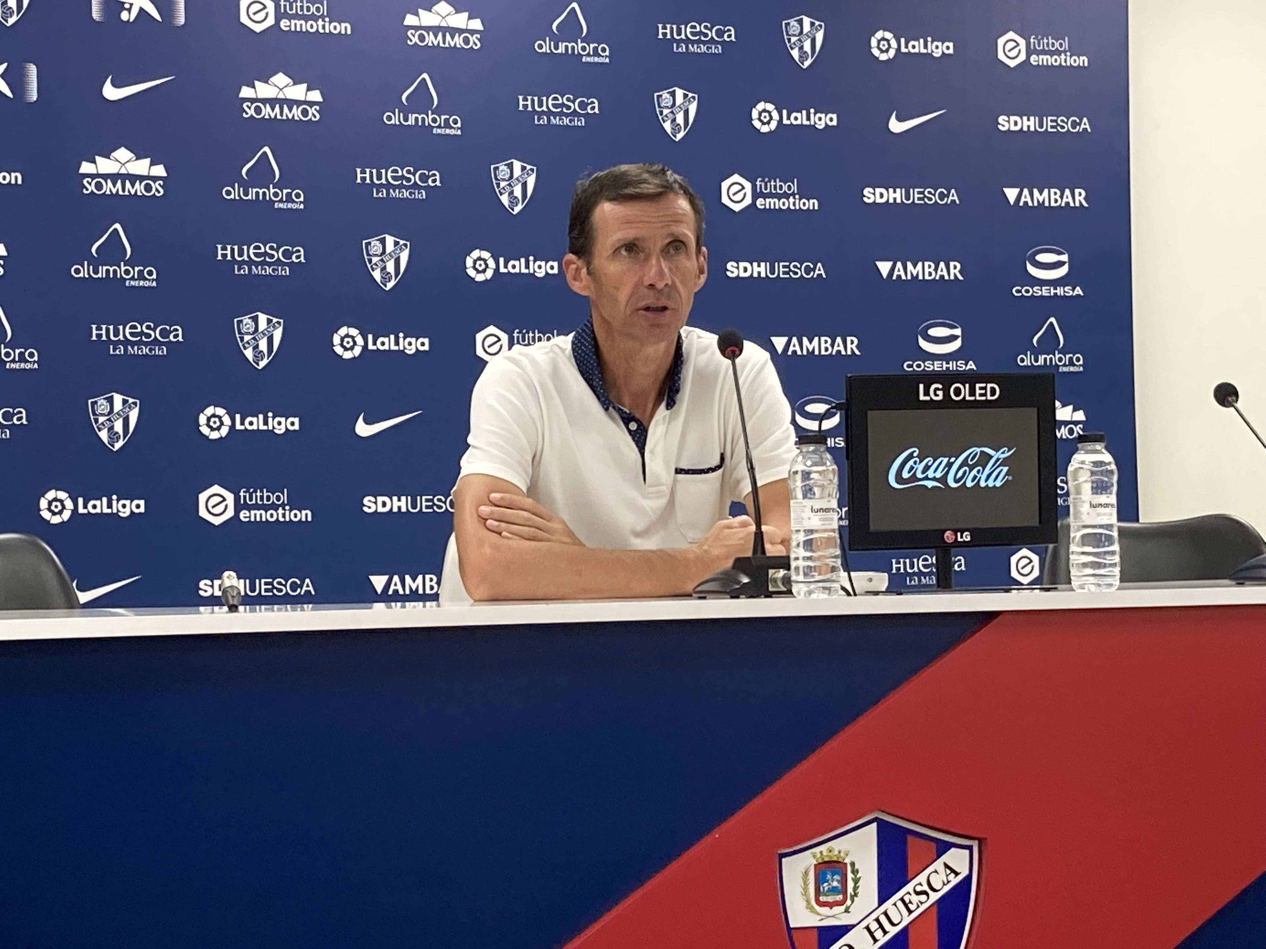 Ziganda en la rueda de prensa del viernes. 