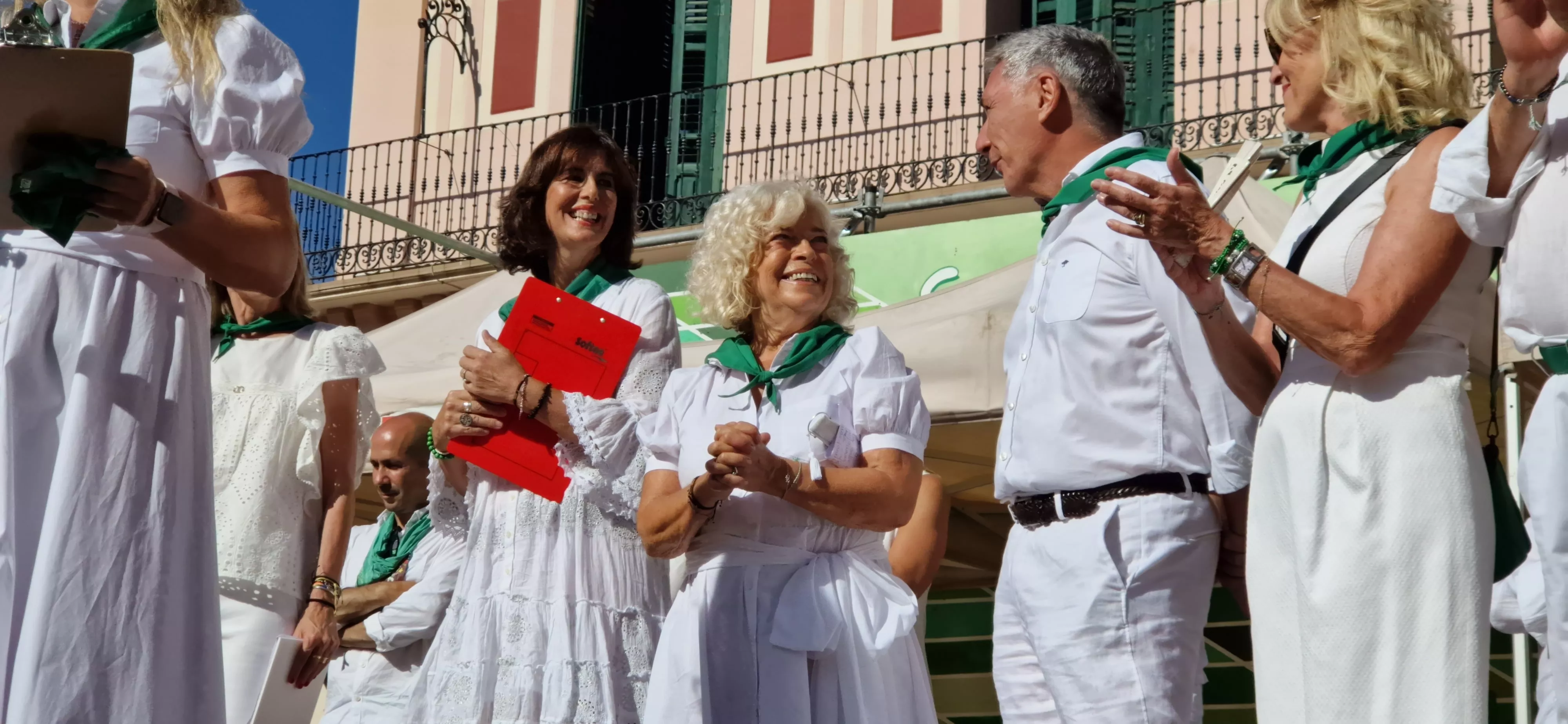 Homenaje a Rosa Casals en la Fiesta del Comercio. Foto Myriam Martínez
