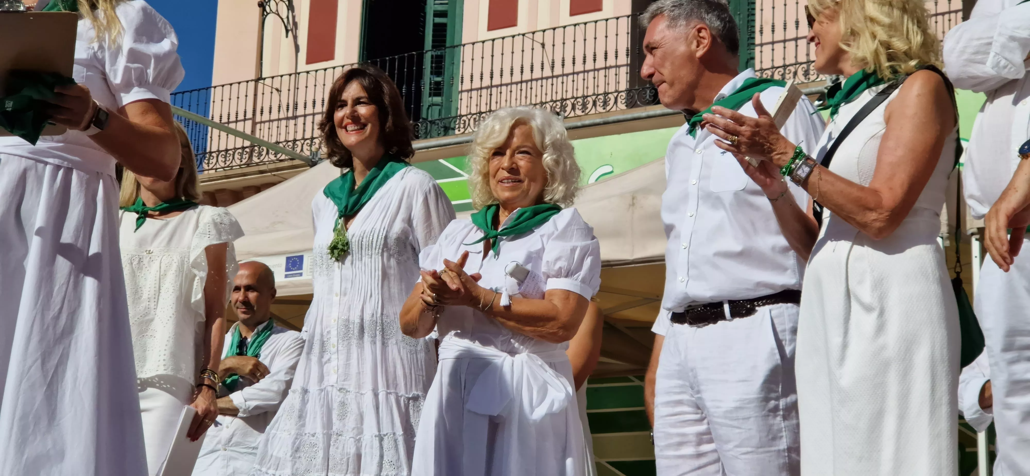 Homenaje a Rosa Casals en la Fiesta del Comercio. Foto Myriam Martínez
