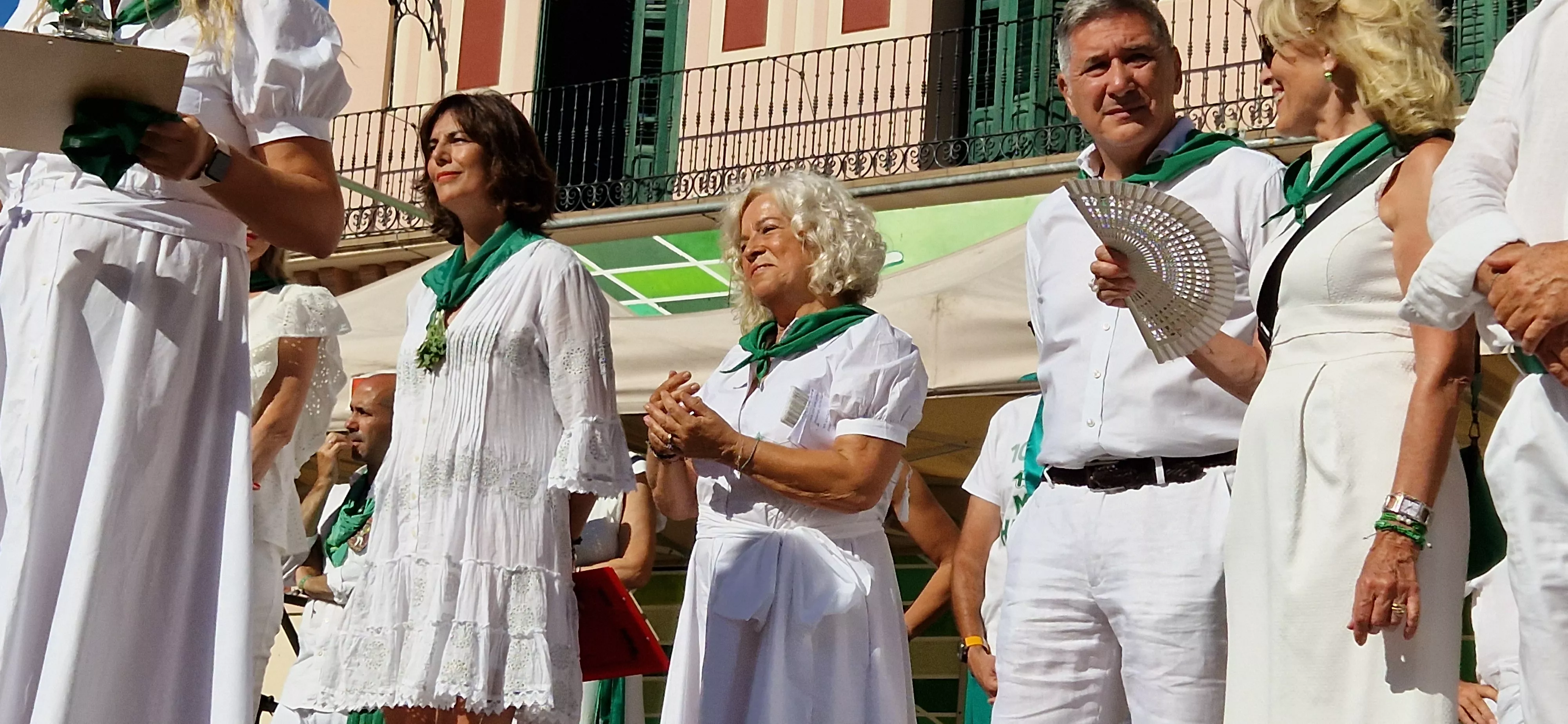 Homenaje a Rosa Casals en la Fiesta del Comercio. Foto Myriam Martínez