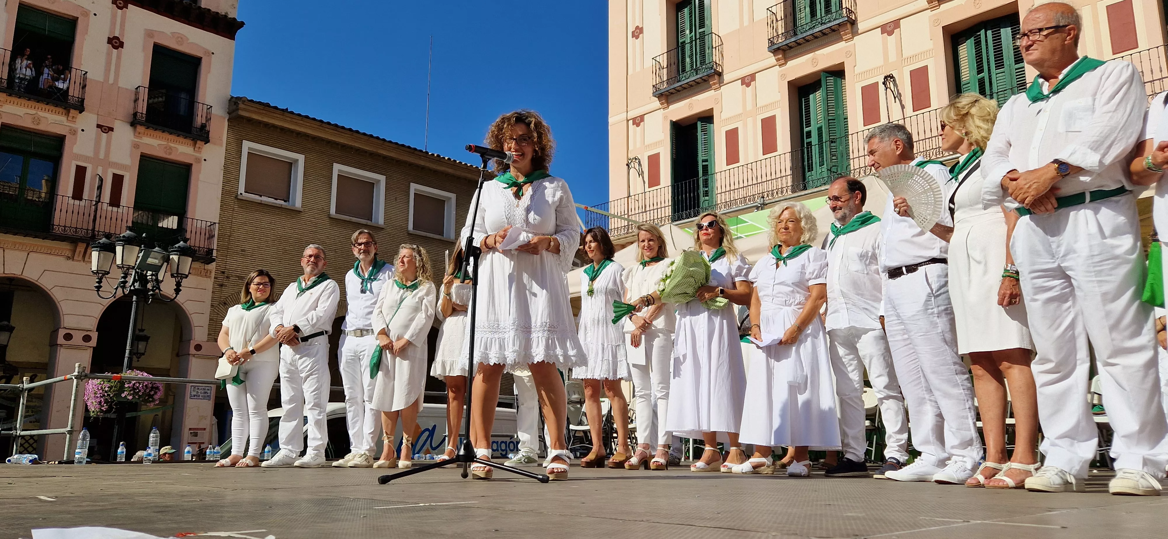 Homenaje a Rosa Casals en la Fiesta del Comercio. Foto Myriam Martínez