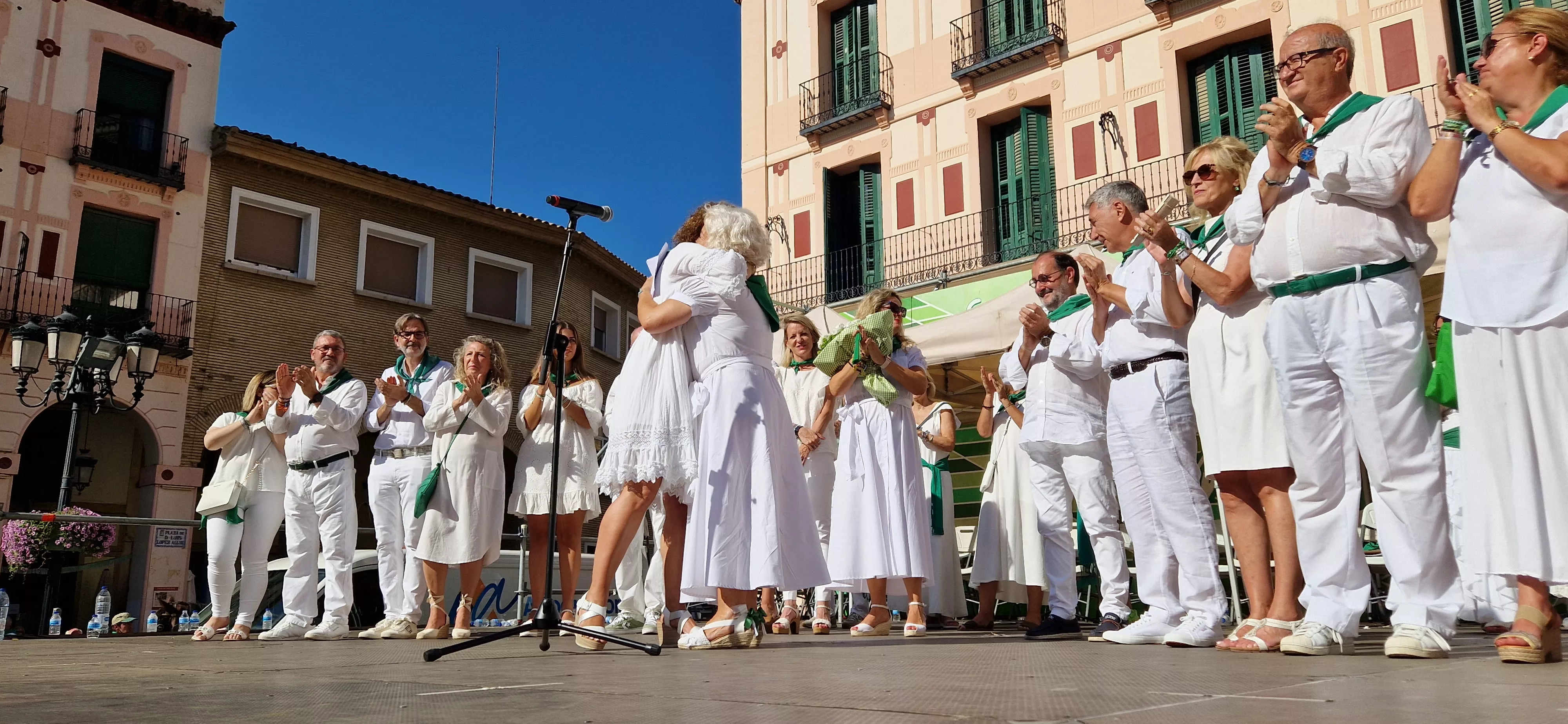 Homenaje a Rosa Casals en la Fiesta del Comercio. Foto Myriam Martínez