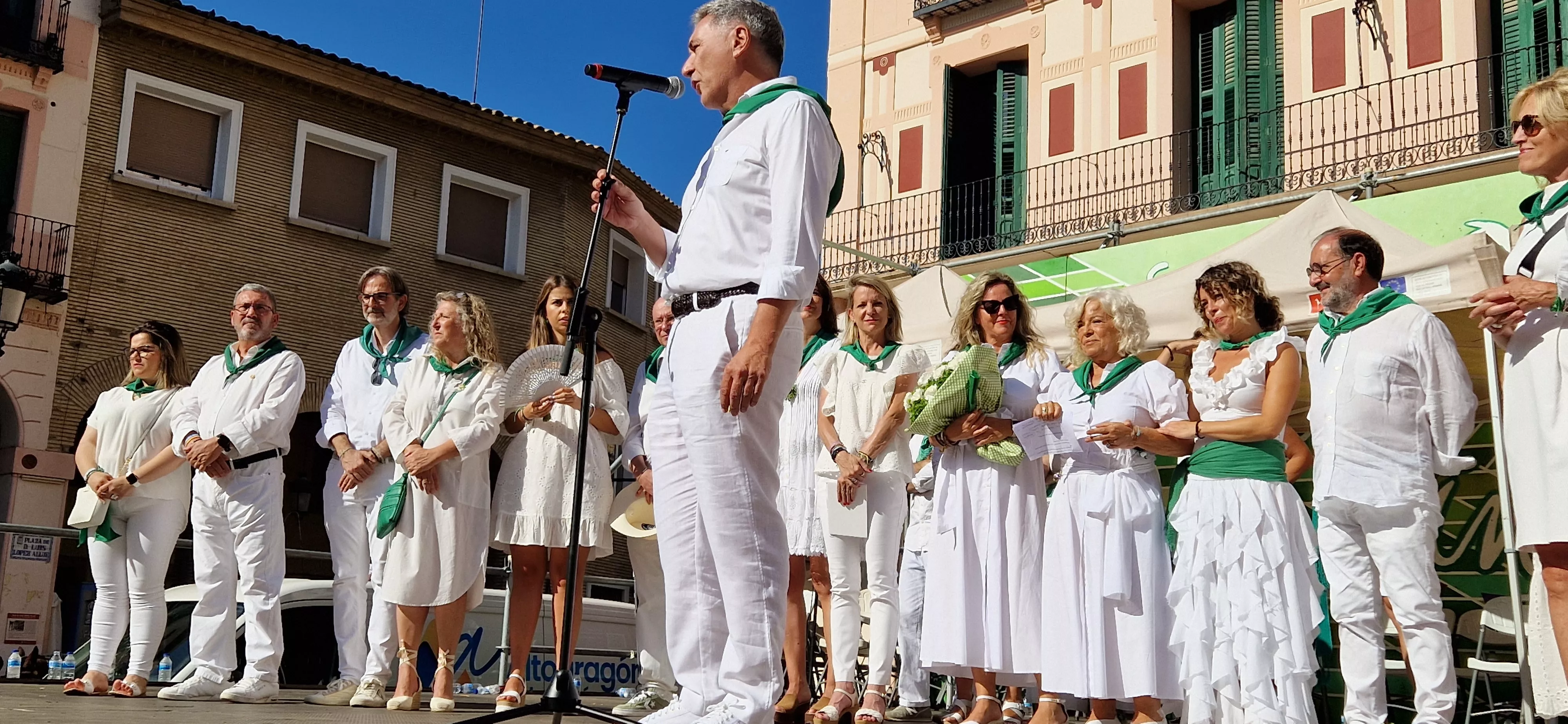 Homenaje a Rosa Casals en la Fiesta del Comercio. Foto Myriam Martínez