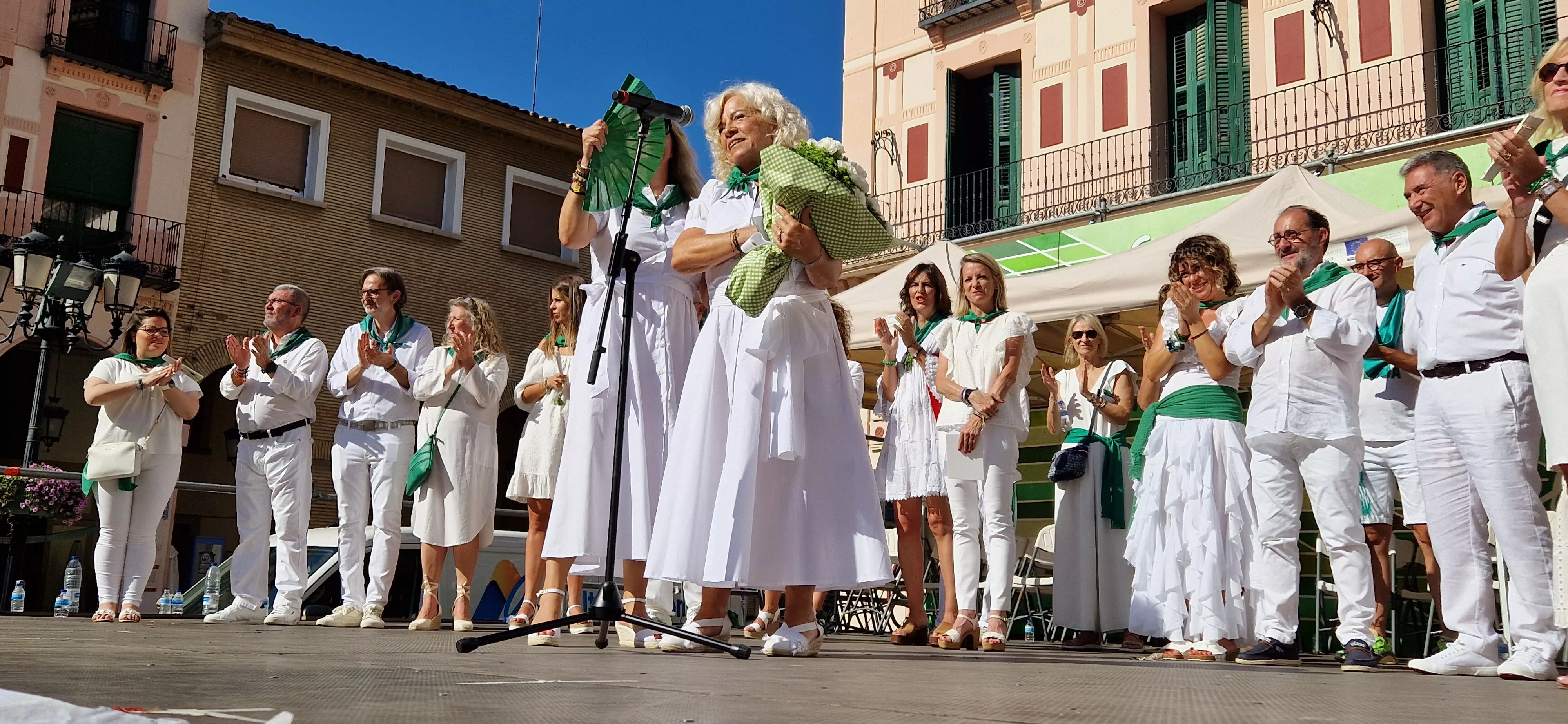 Homenaje a Rosa Casals en la Fiesta del Comercio. Foto Myriam Martínez