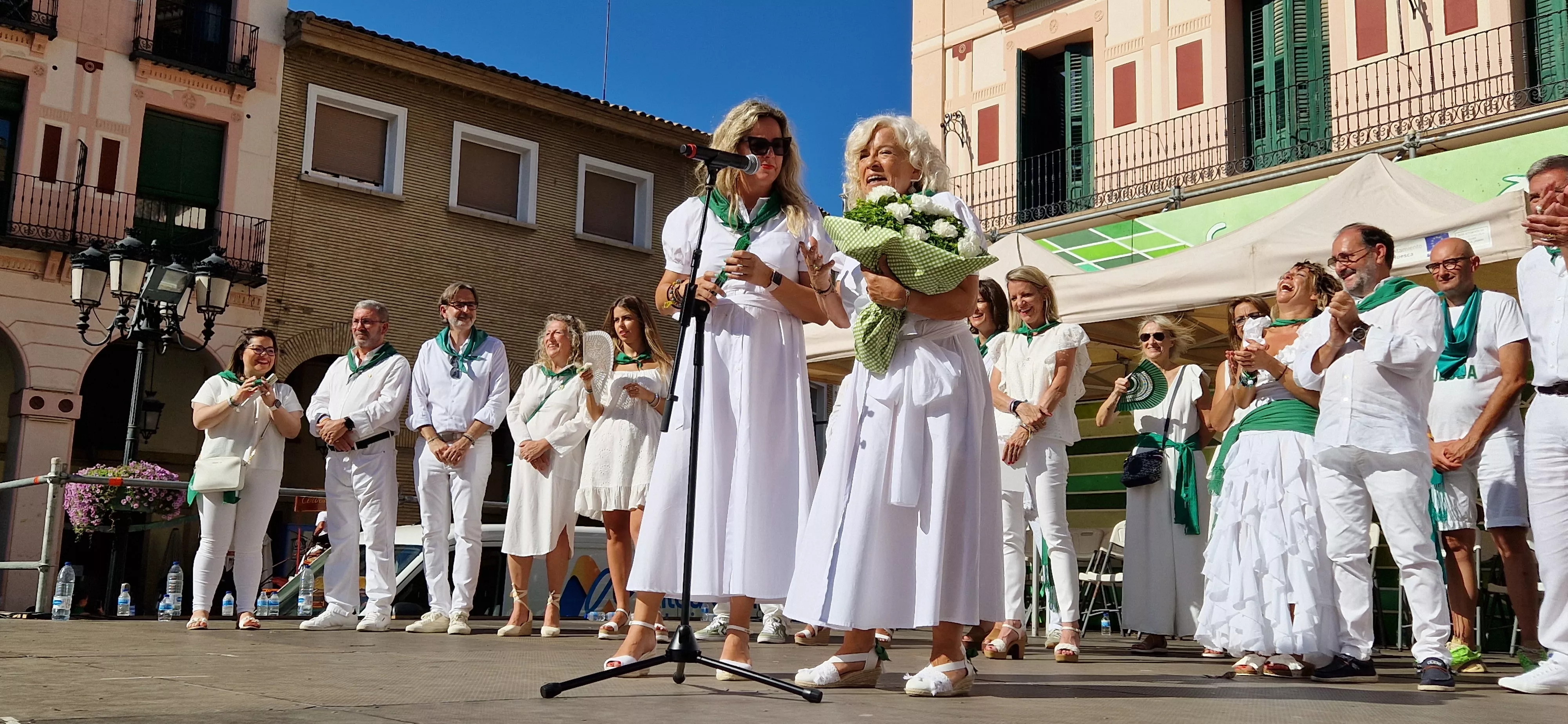 Homenaje a Rosa Casals en la Fiesta del Comercio. Foto Myriam Martínez
