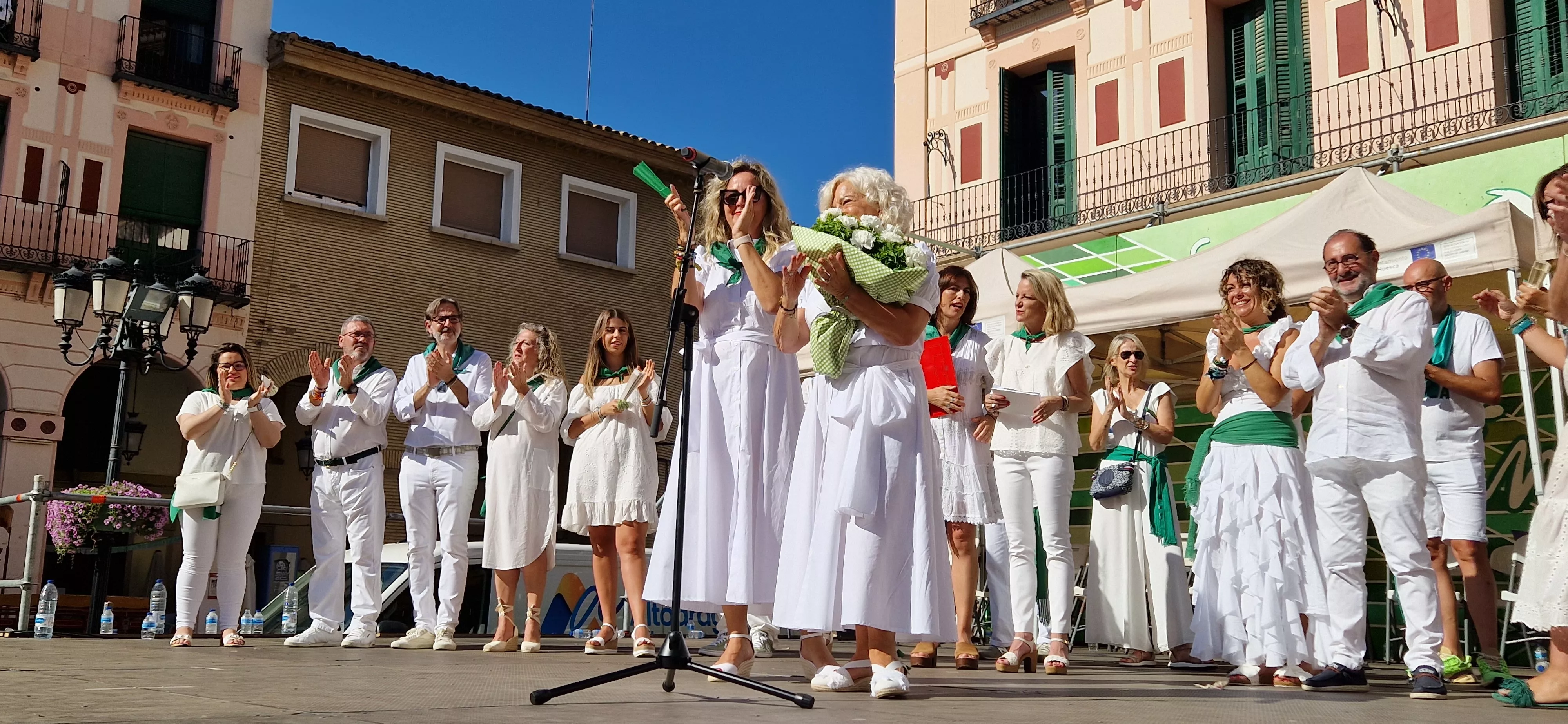 Homenaje a Rosa Casals en la Fiesta del Comercio. Foto Myriam Martínez