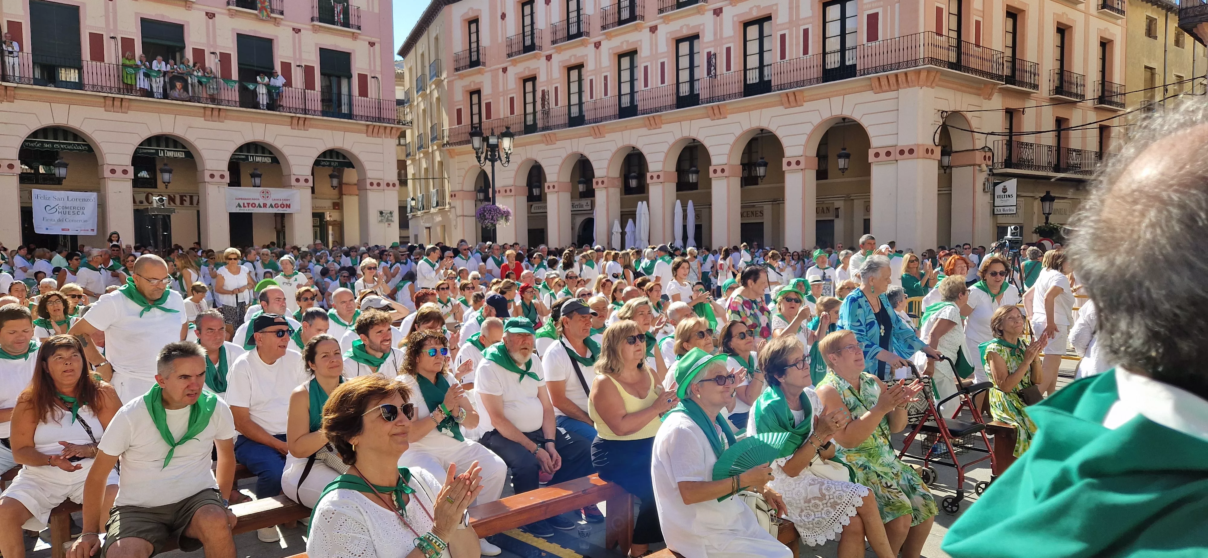 Homenaje a Rosa Casals en la Fiesta del Comercio. Foto Myriam Martínez