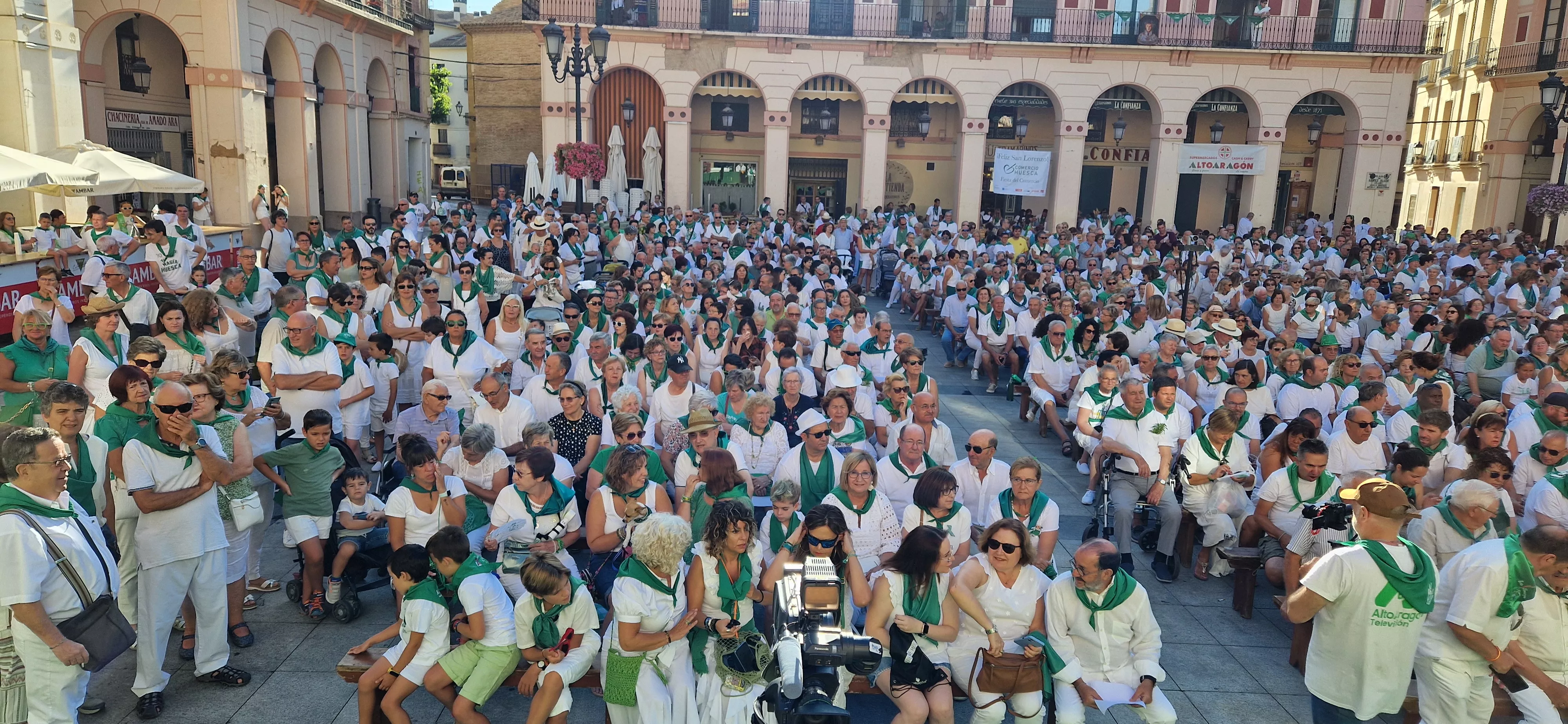 Homenaje a Rosa Casals en la Fiesta del Comercio. Foto Myriam Martínez