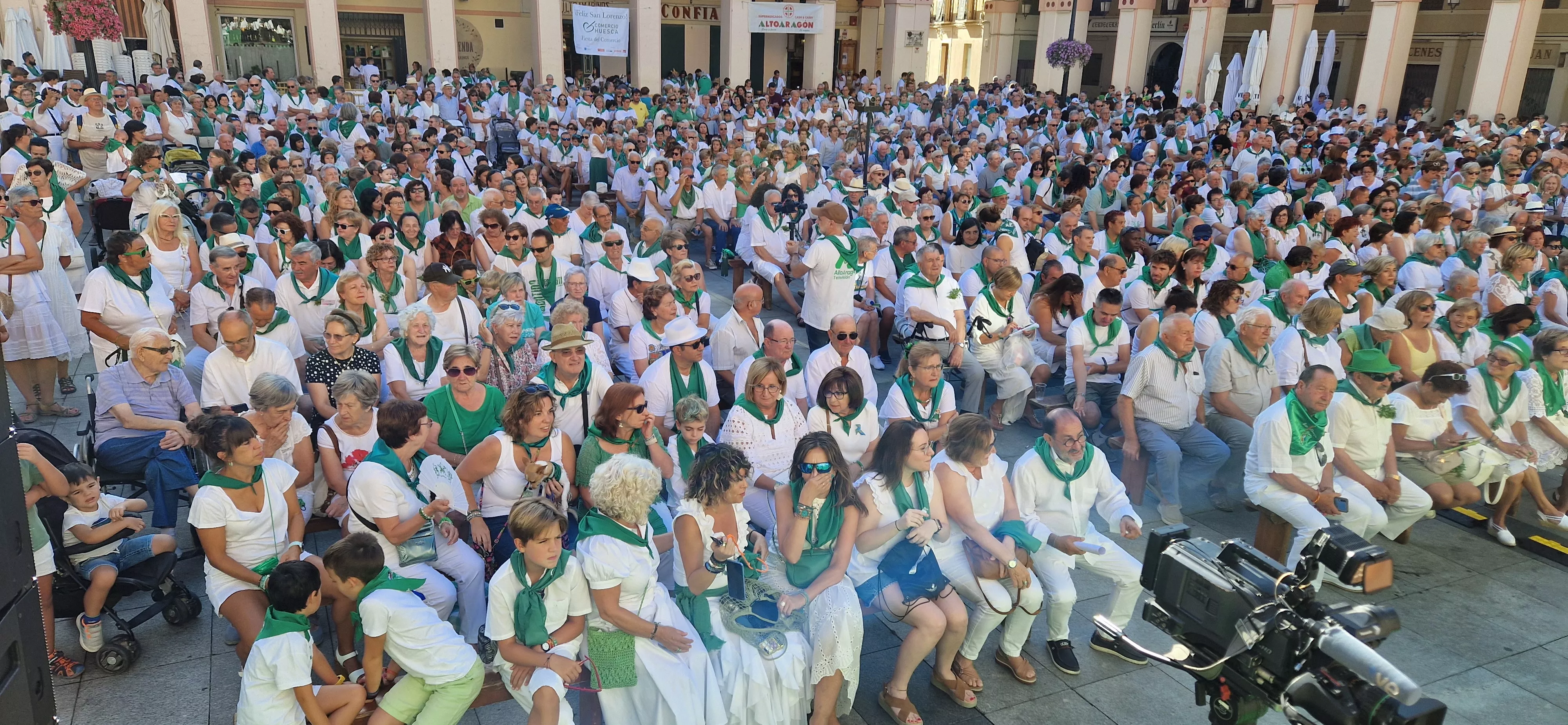 Homenaje a Rosa Casals en la Fiesta del Comercio. Foto Myriam Martínez