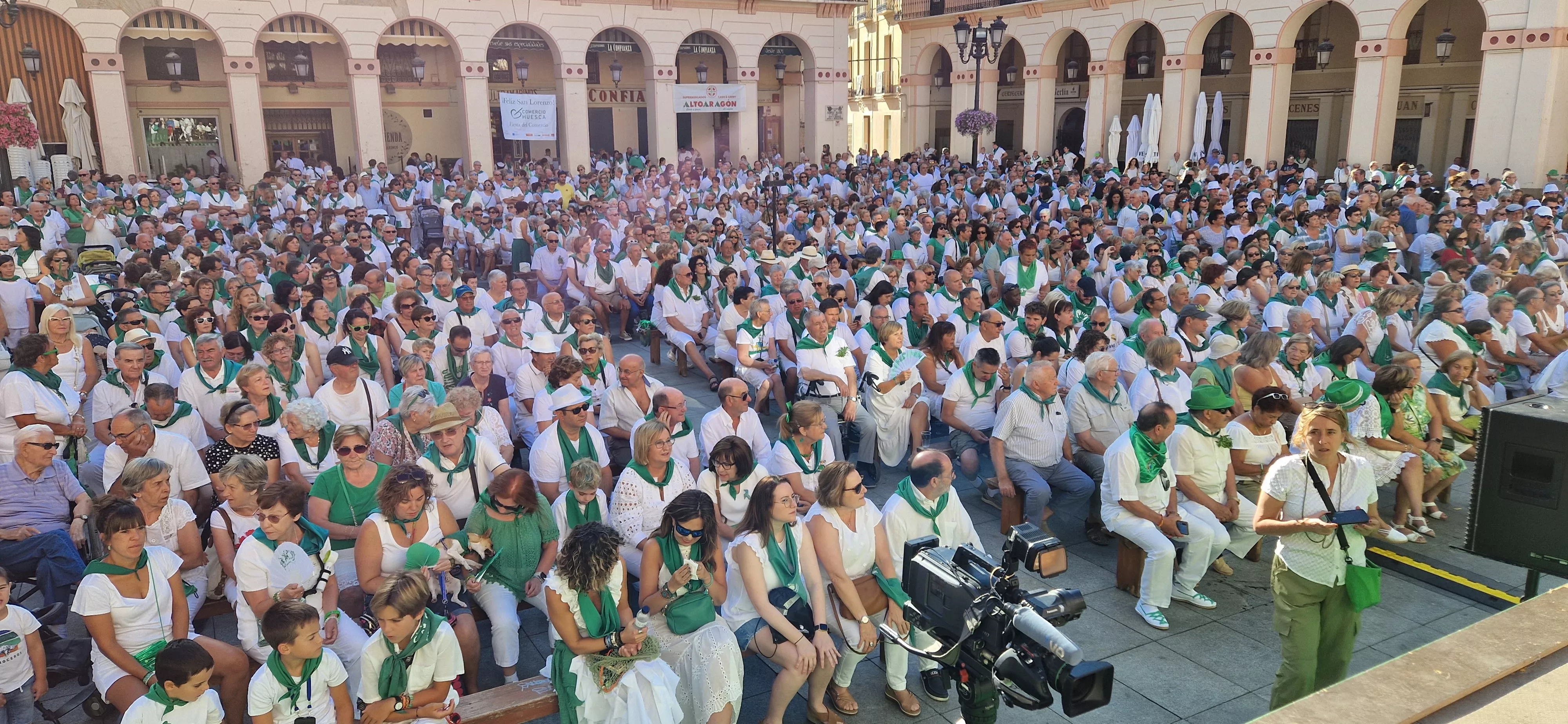 Homenaje a Rosa Casals en la Fiesta del Comercio. Foto Myriam Martínez