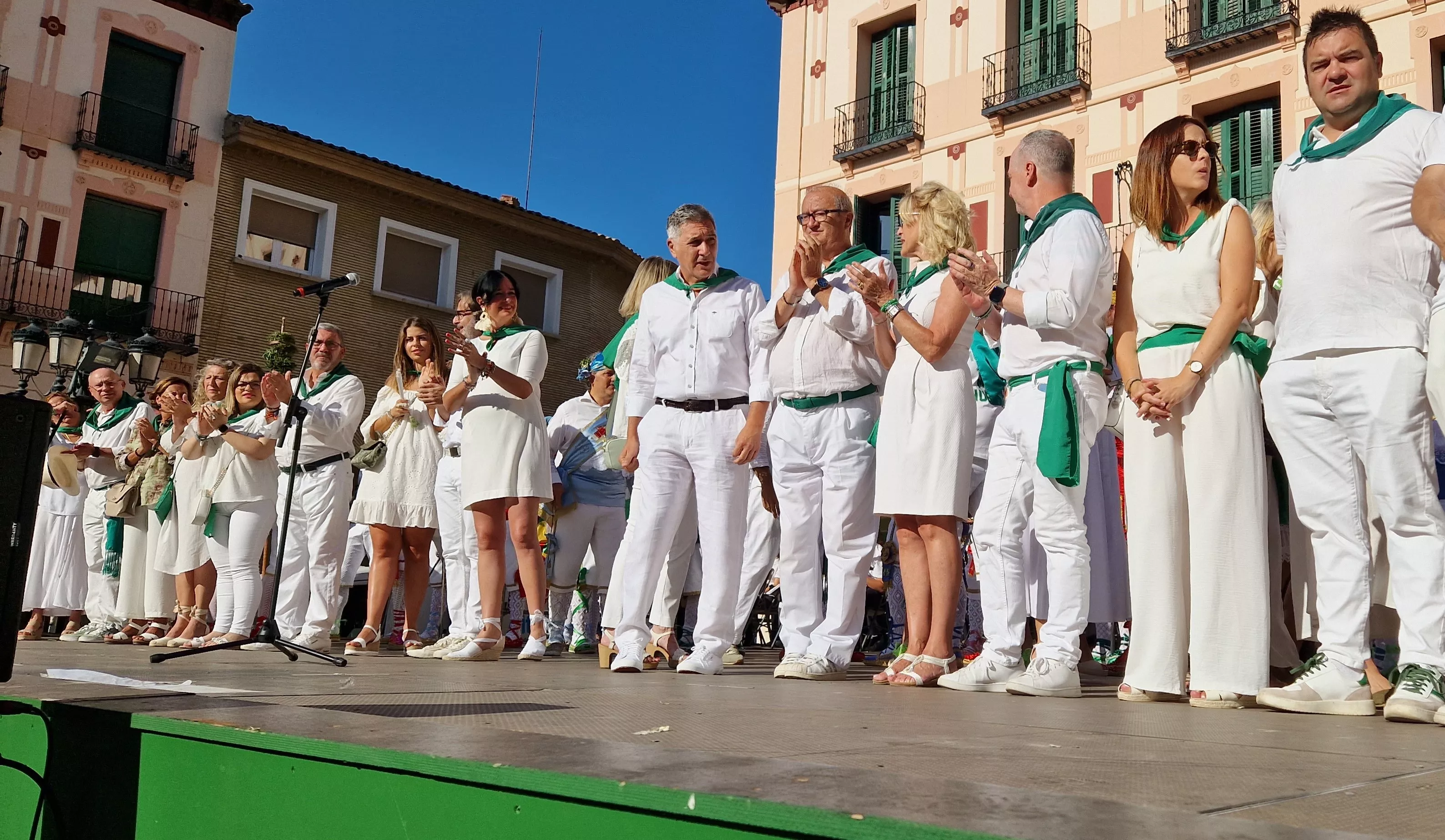 Homenaje a Rosa Casals en la Fiesta del Comercio. Foto Myriam Martínez