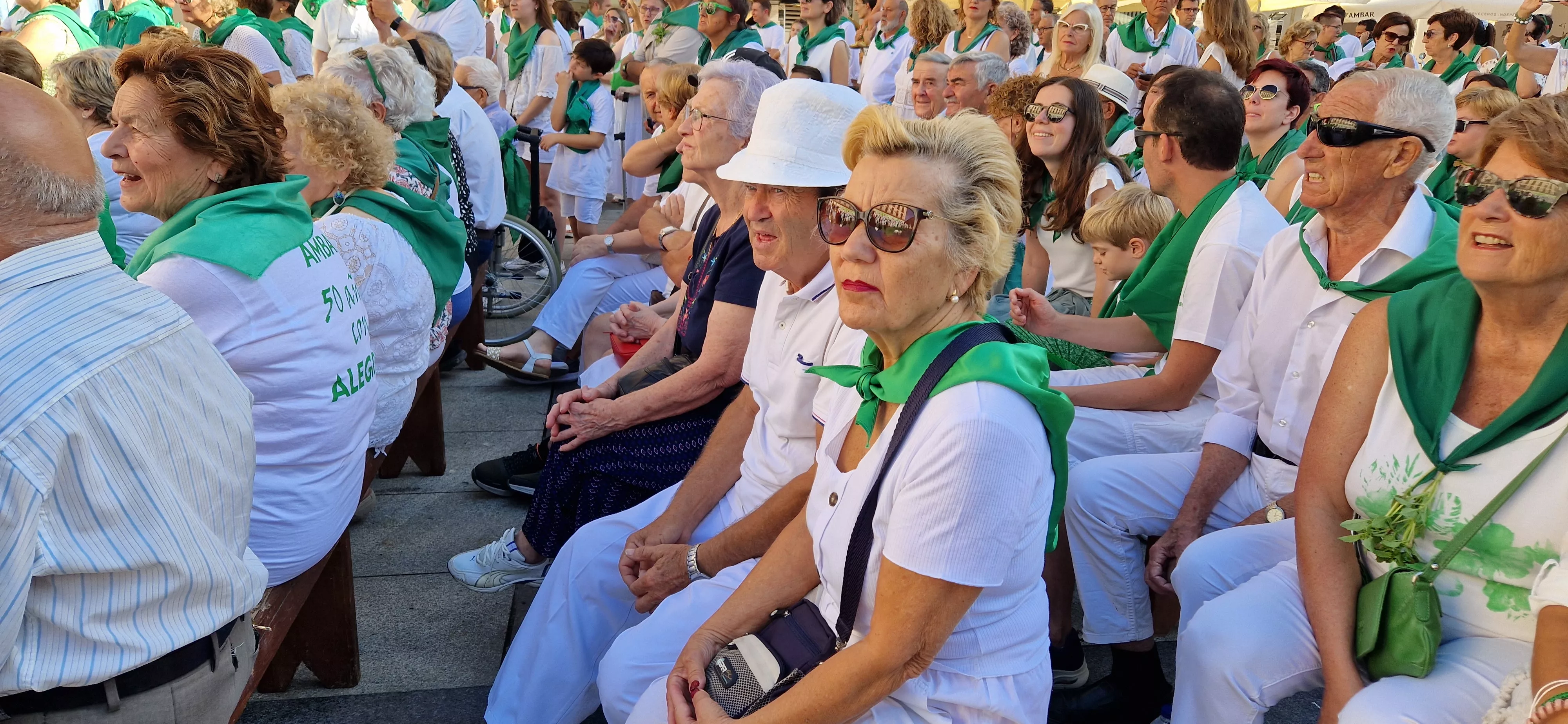 Homenaje a Rosa Casals en la Fiesta del Comercio. Foto Myriam Martínez