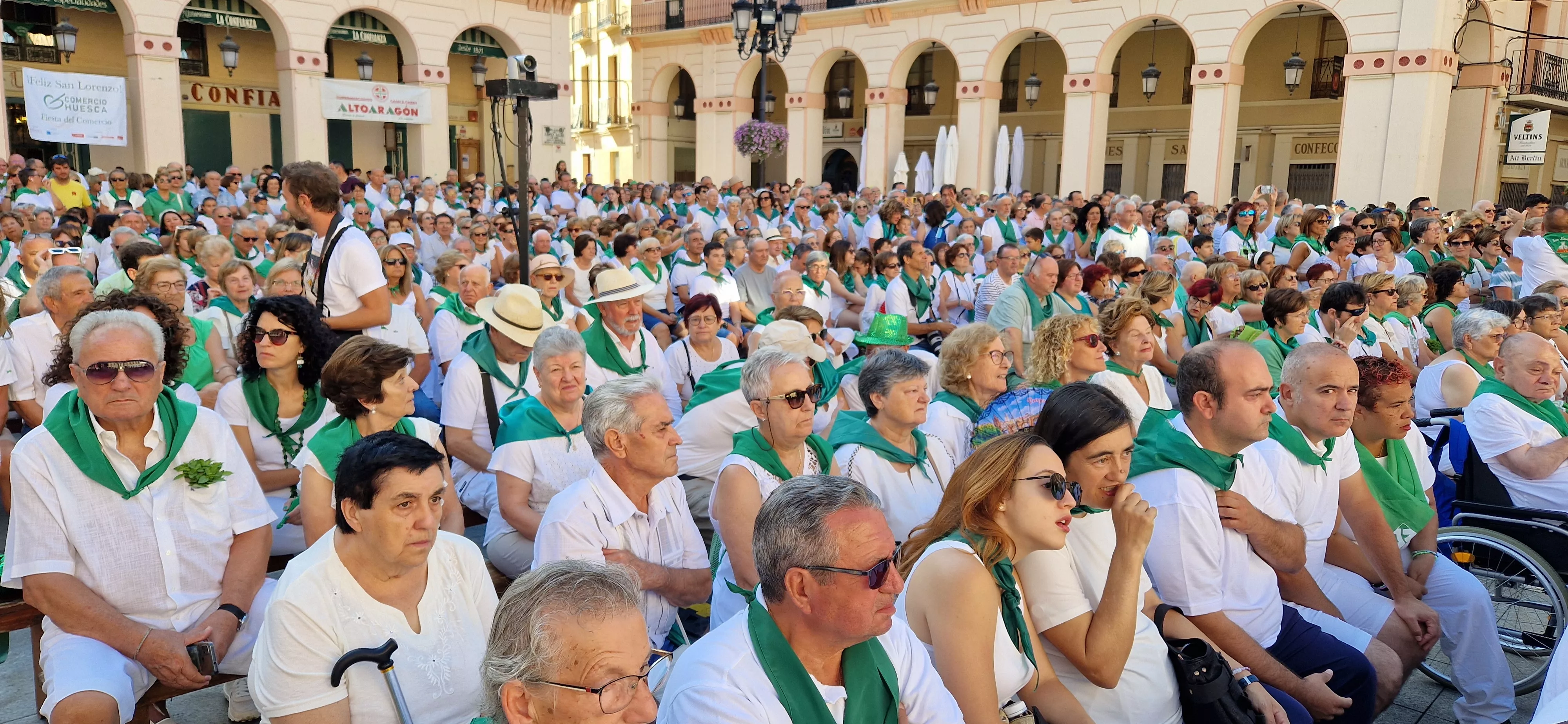 Homenaje a Rosa Casals en la Fiesta del Comercio. Foto Myriam Martínez