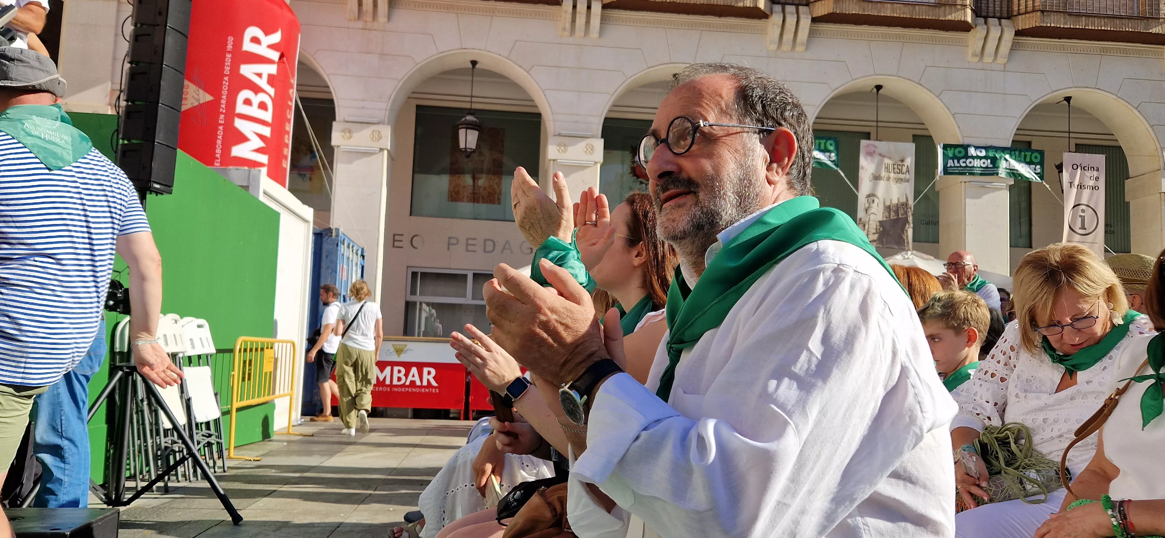 Homenaje a Rosa Casals en la Fiesta del Comercio. Foto Myriam Martínez
