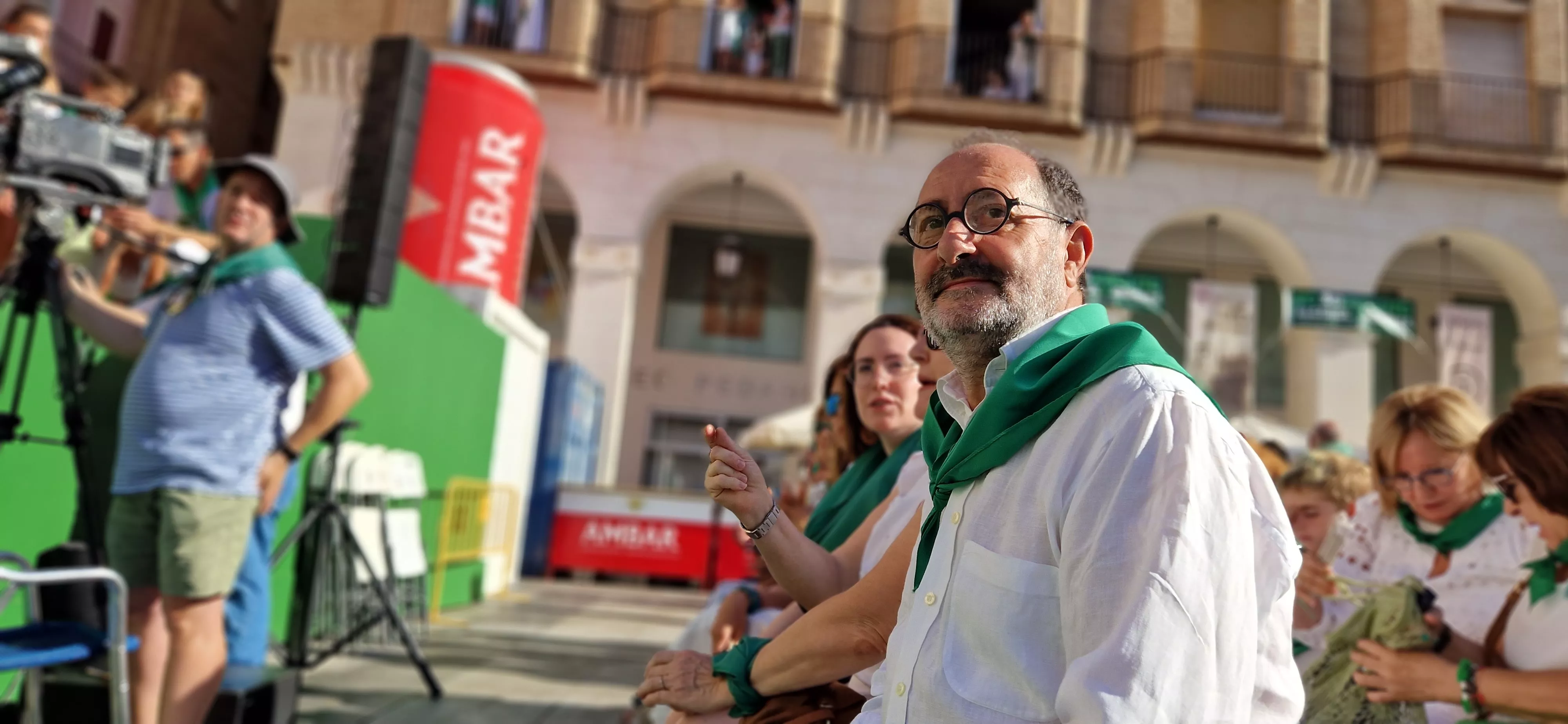 Homenaje a Rosa Casals en la Fiesta del Comercio. Foto Myriam Martínez