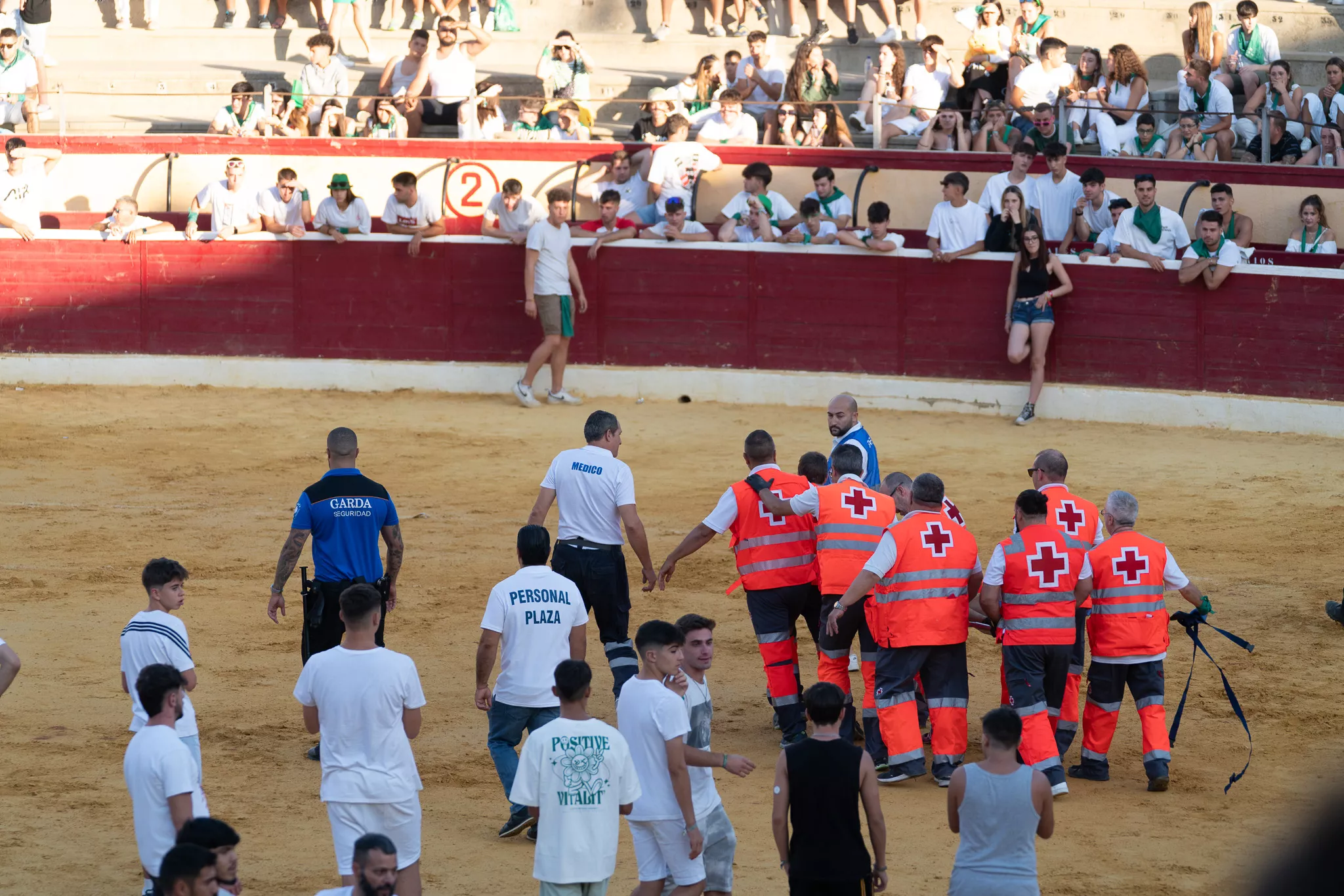 Primer día de vaquillas en Huesca. Foto José Antonio Terrón