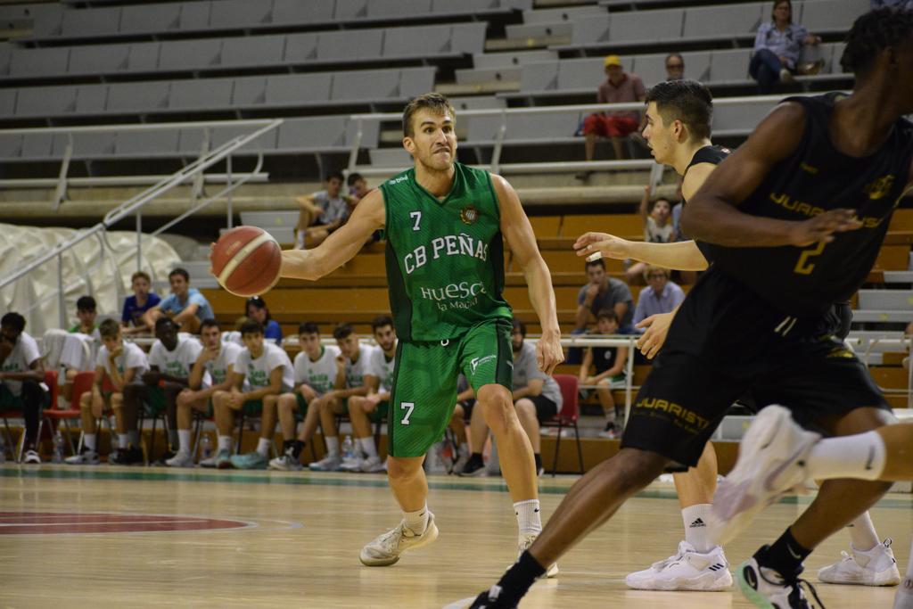Un momento del partido en el Palacio de los Deportes. 