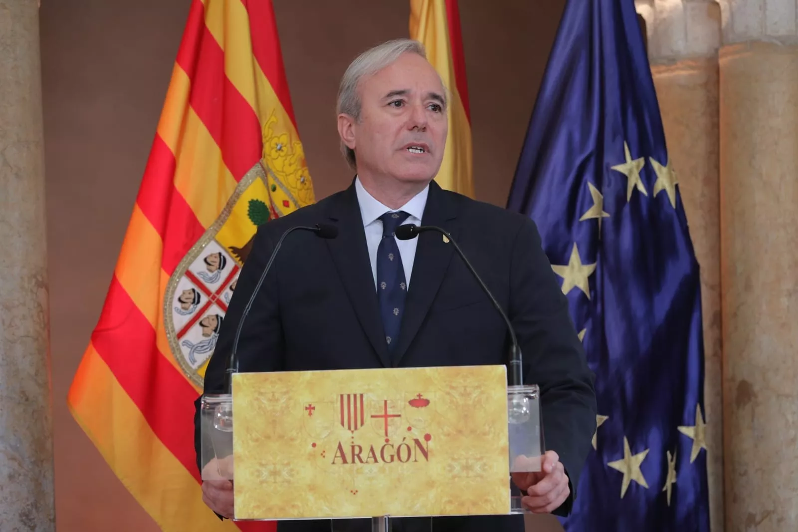 Jorge Azcón, presidente del Gobierno de Aragón