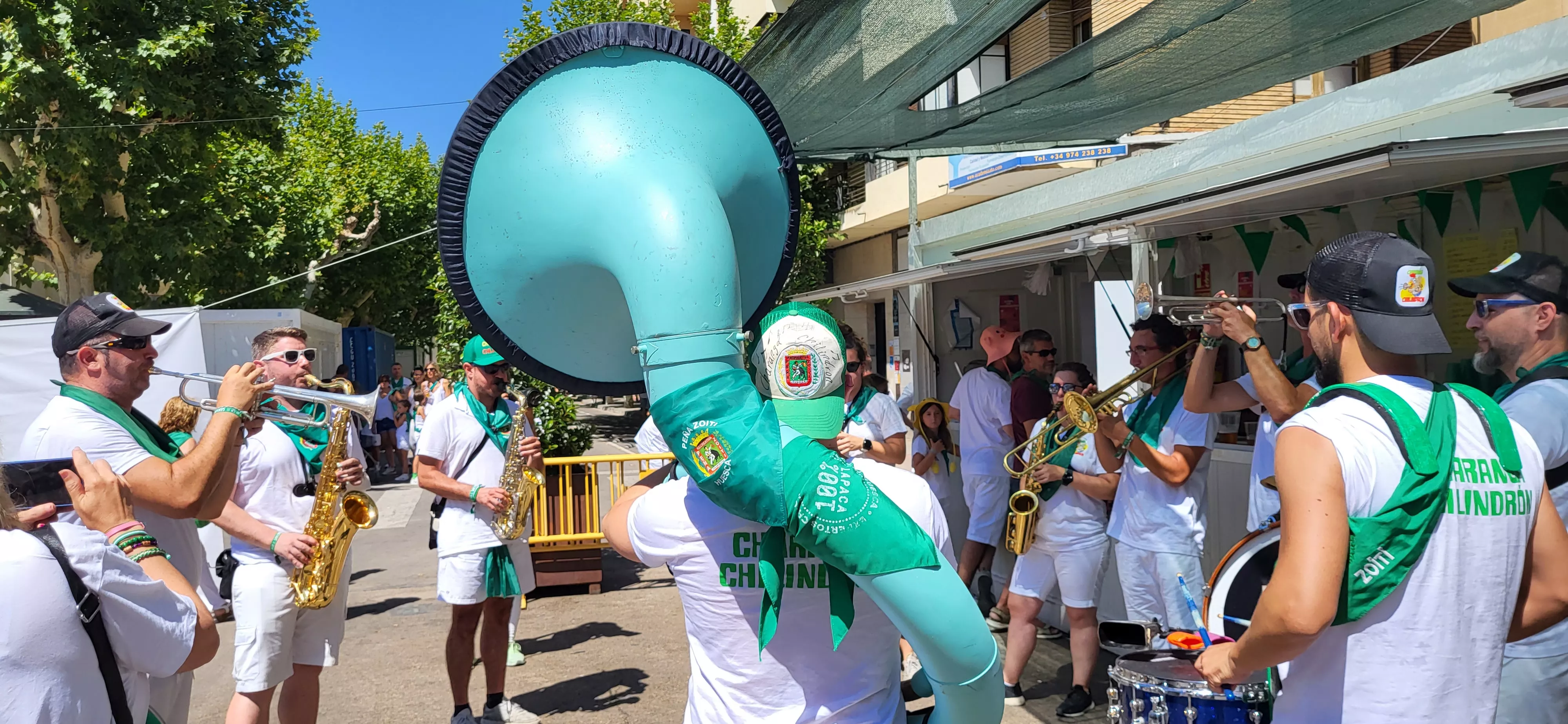 La Charanga Chilindrón acompañará, al igual que en San Lorenzo, las actividades de la Peña Zoiti por San Vicente.