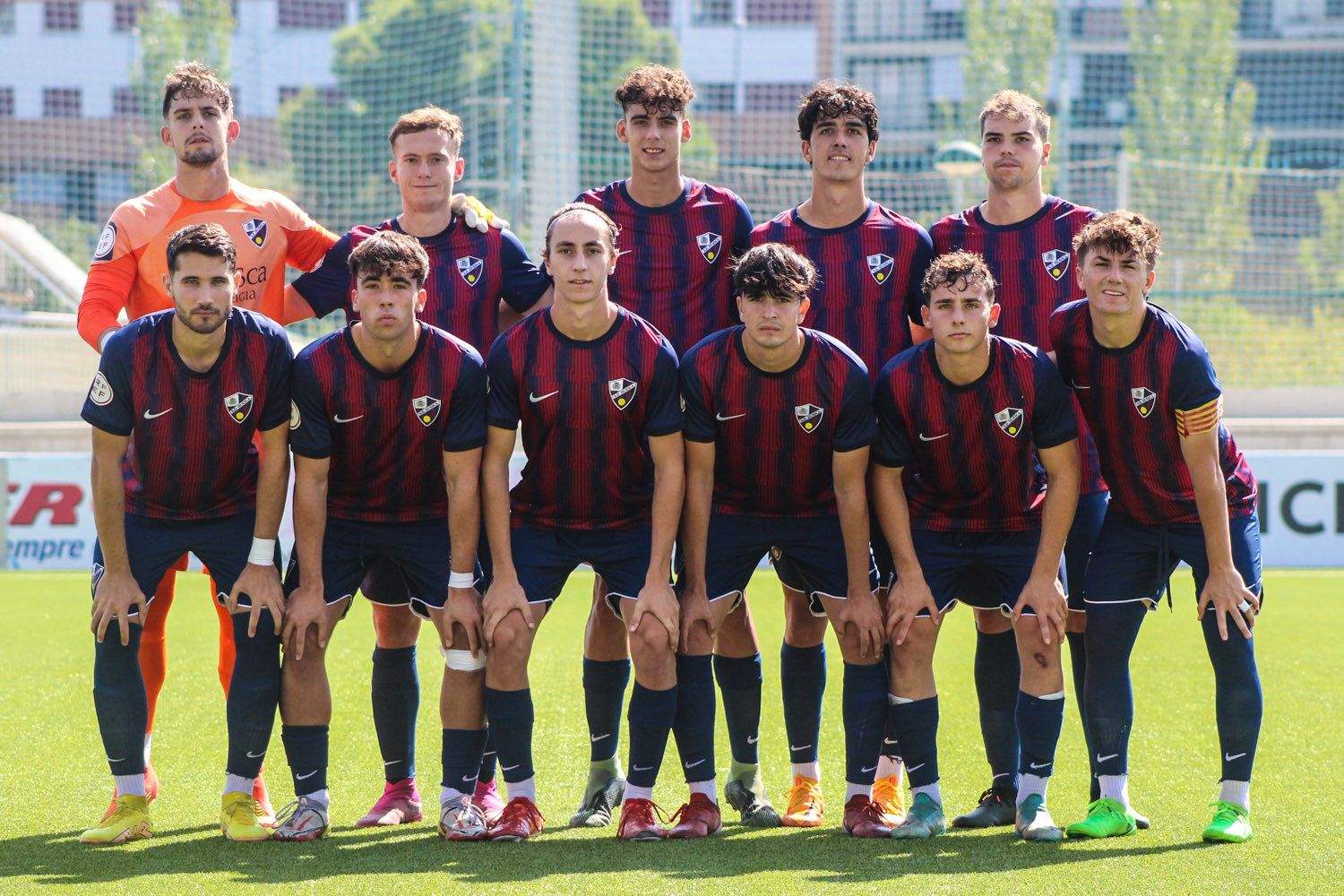 Once del Huesca B en Cuarte en la primera jornada de Tercera RFEF.