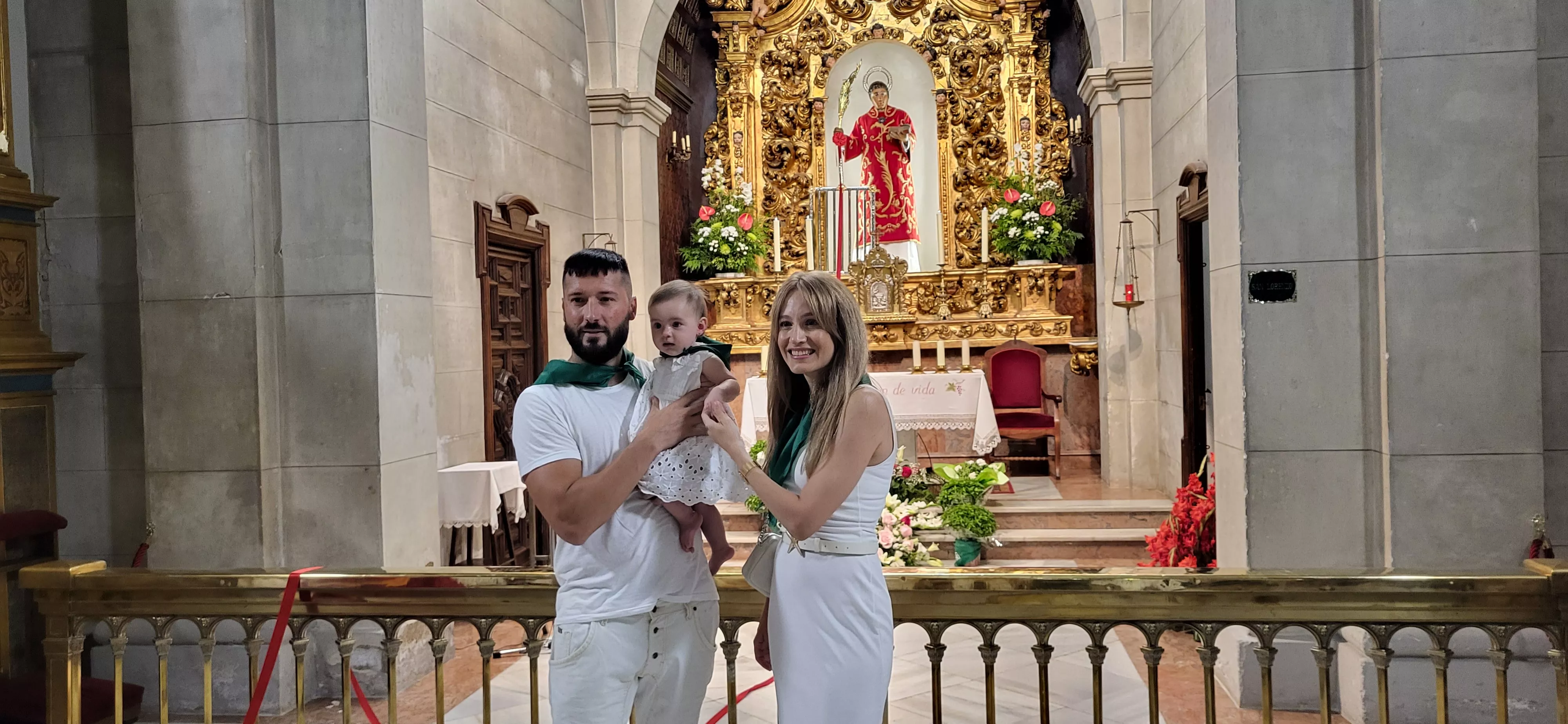 Presentación de niños y niñas a San Lorenzo. Foto: Mercedes Manterola