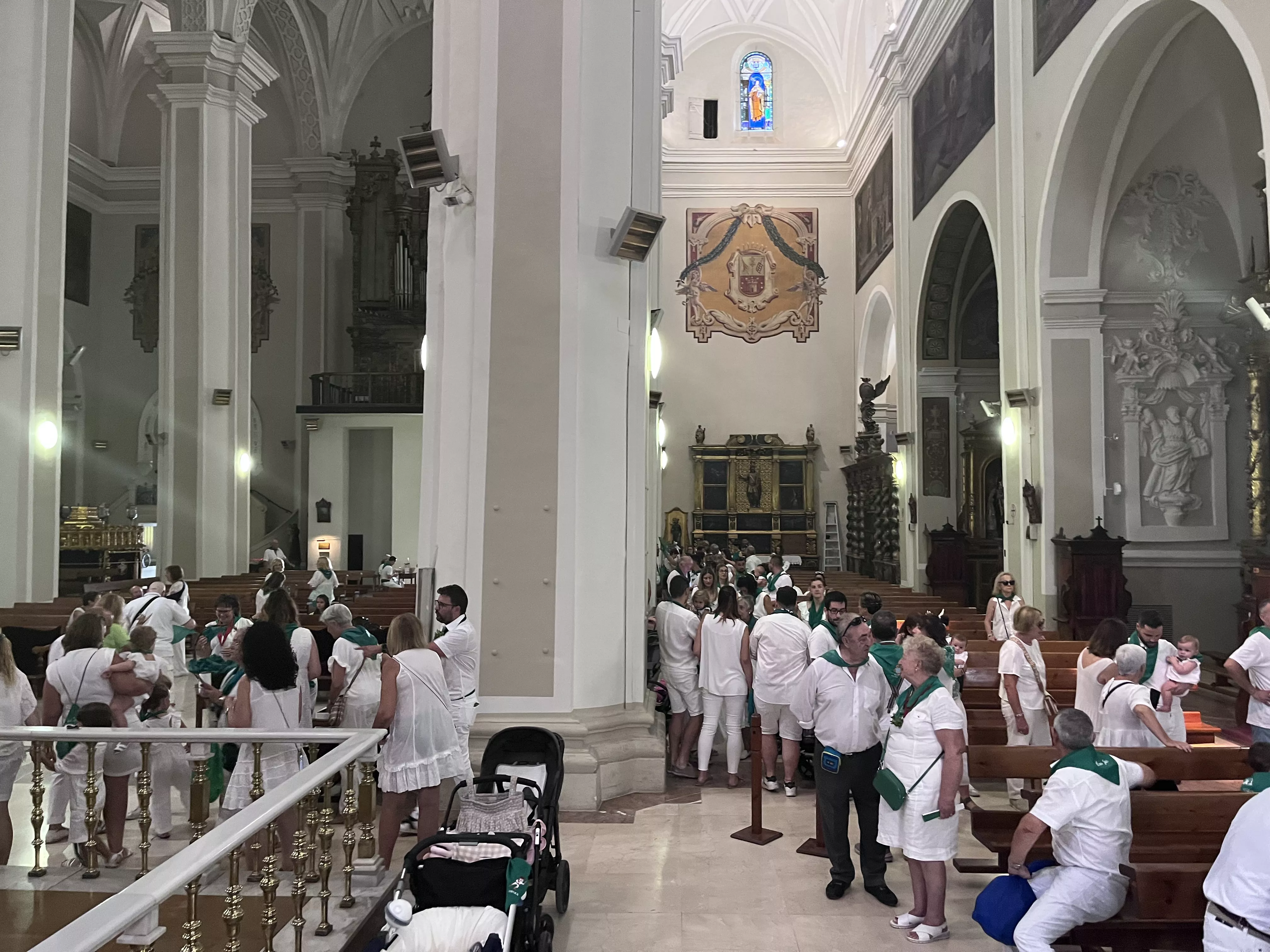 Presentación de niños y niñas a San Lorenzo. Foto: Mercedes Manterola