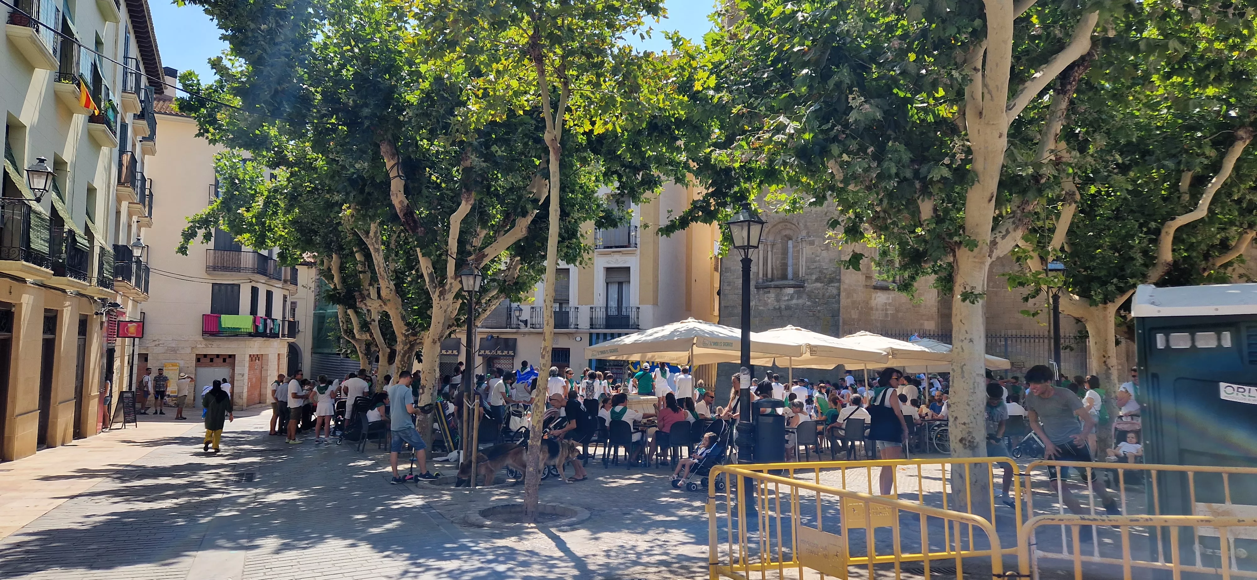 Circo La Raspa, en la plaza de San Pedro. Foto Myriam Martínez
