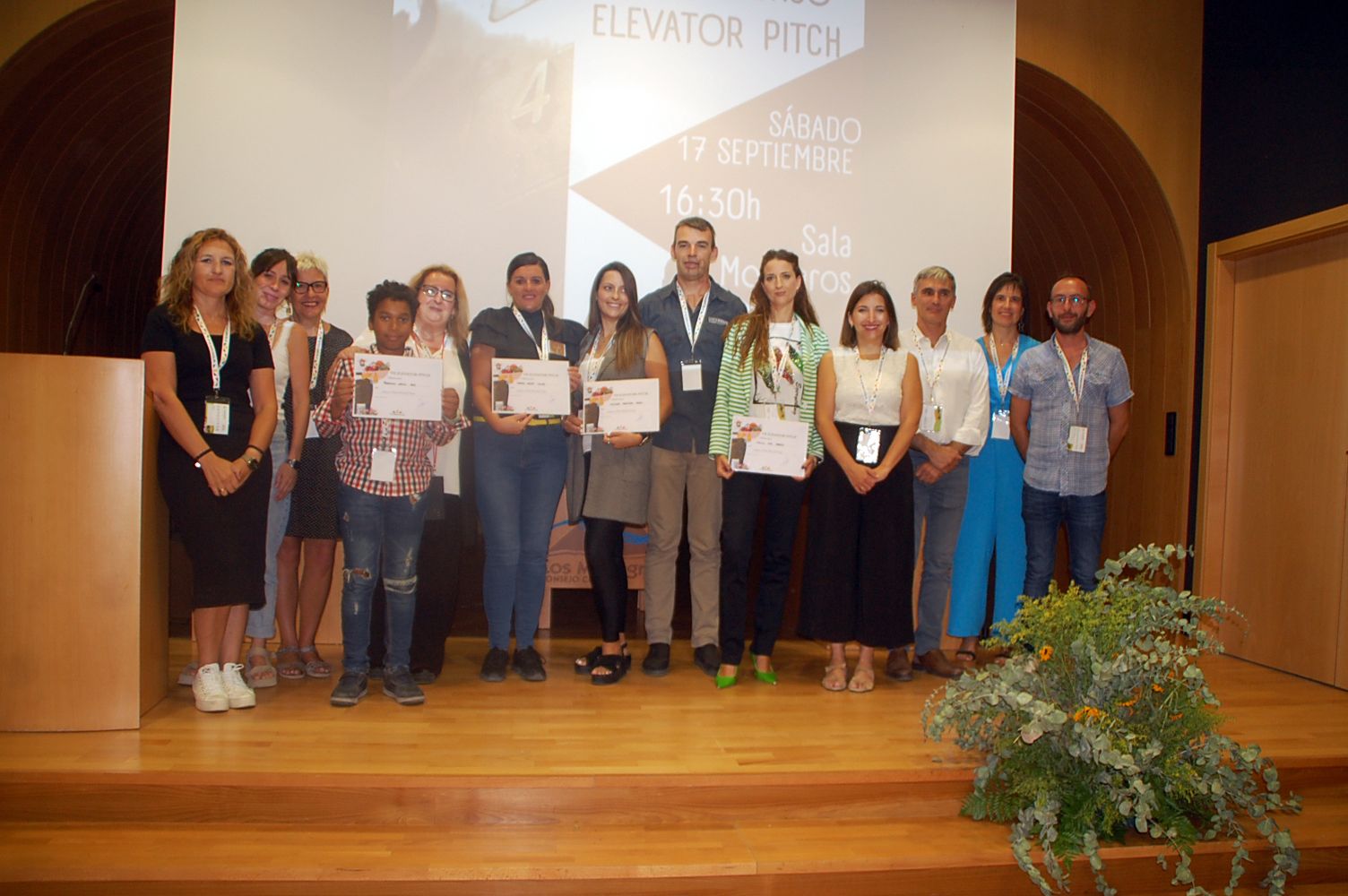Premios del Elevator Pitch
