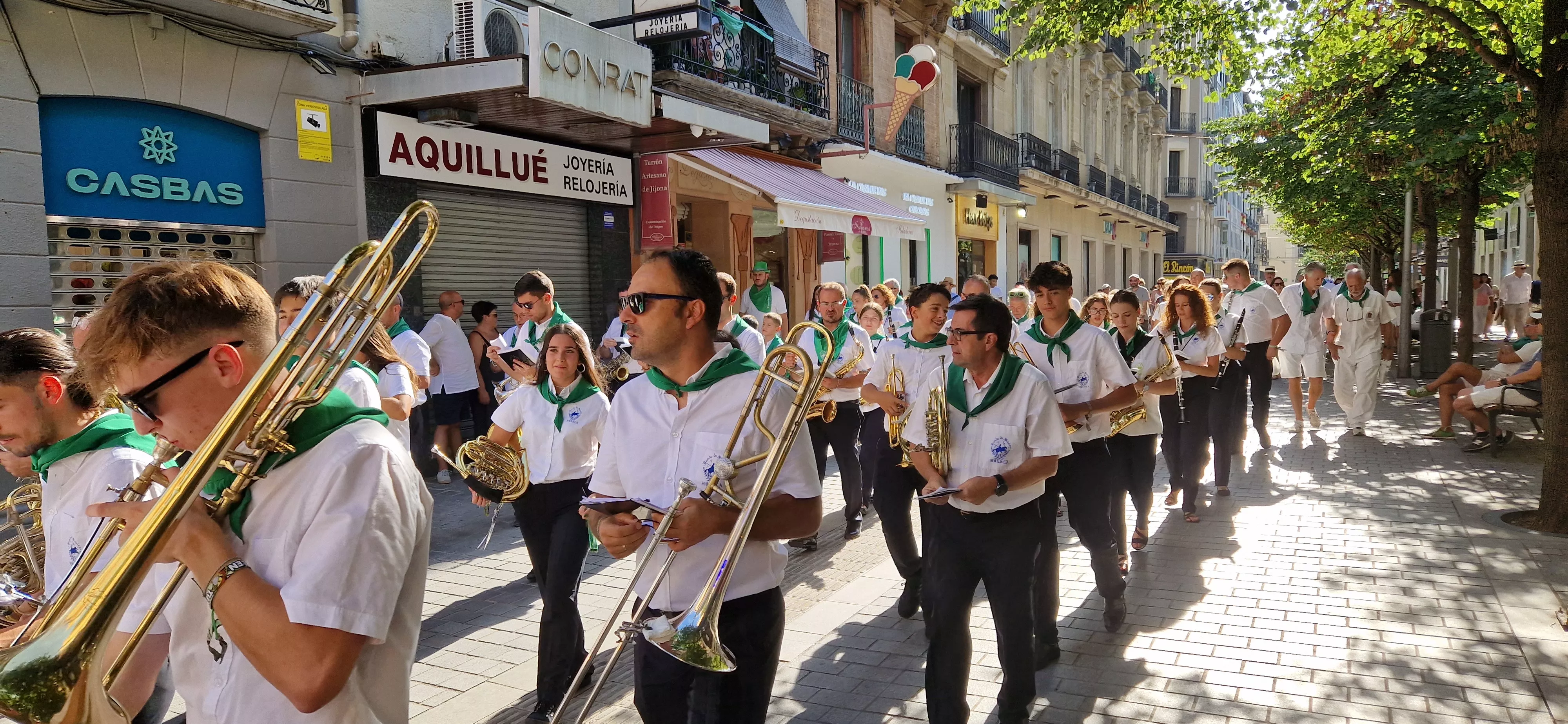 ¡Que pasa la Banda de Música de Huesca! Foto Myriam Martínez