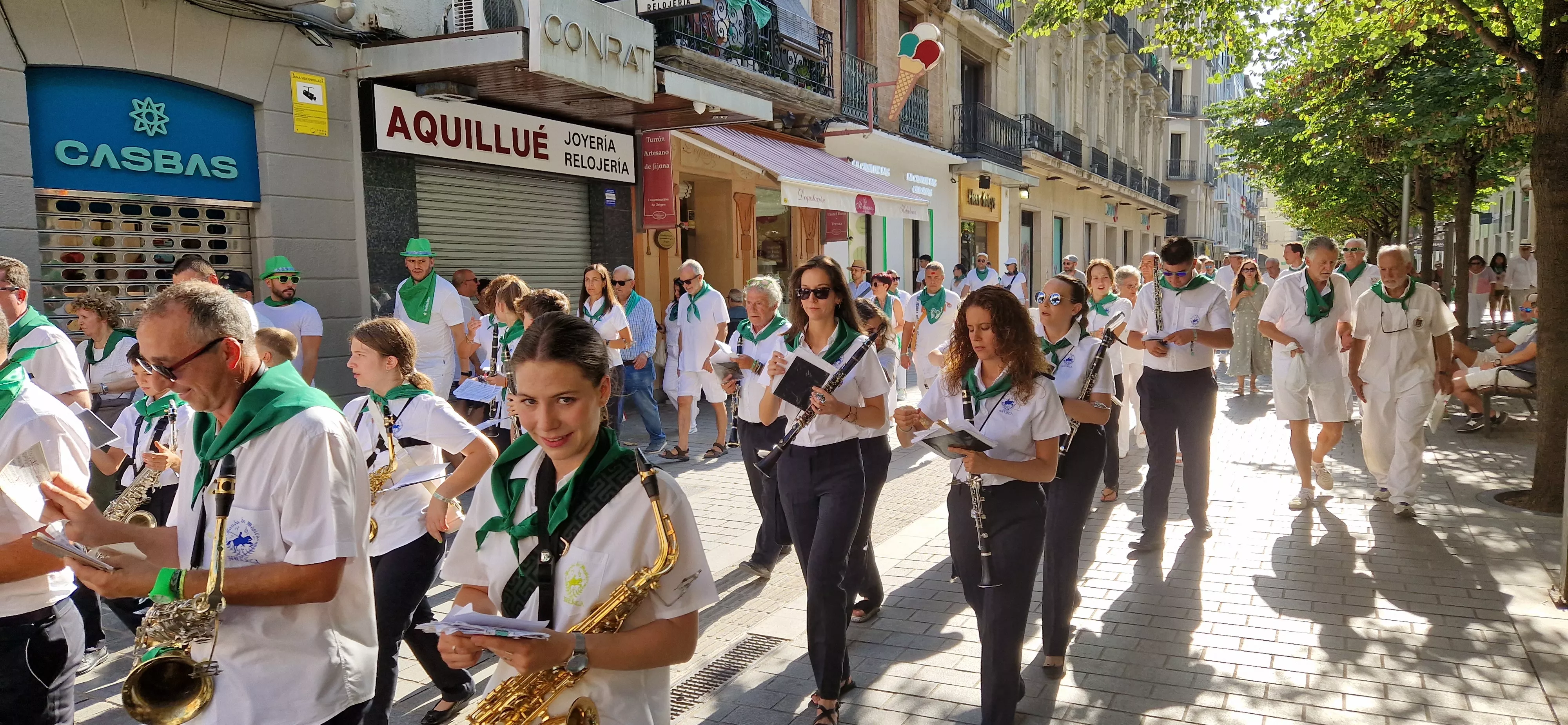 ¡Que pasa la Banda de Música de Huesca! Foto Myriam Martínez