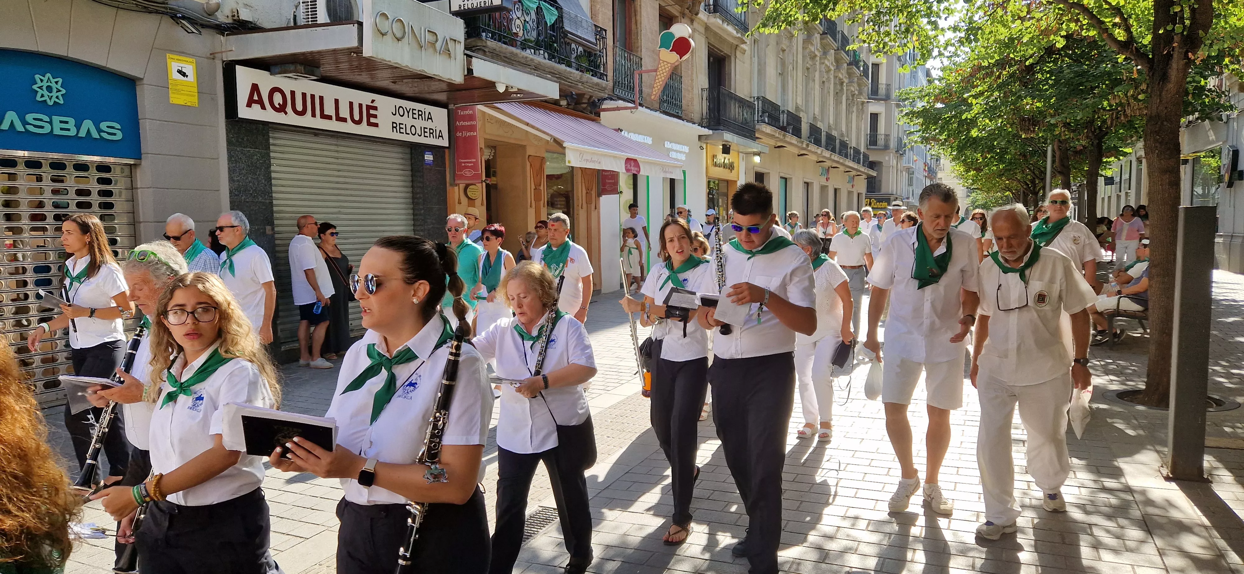 ¡Que pasa la Banda de Música de Huesca! Foto Myriam Martínez