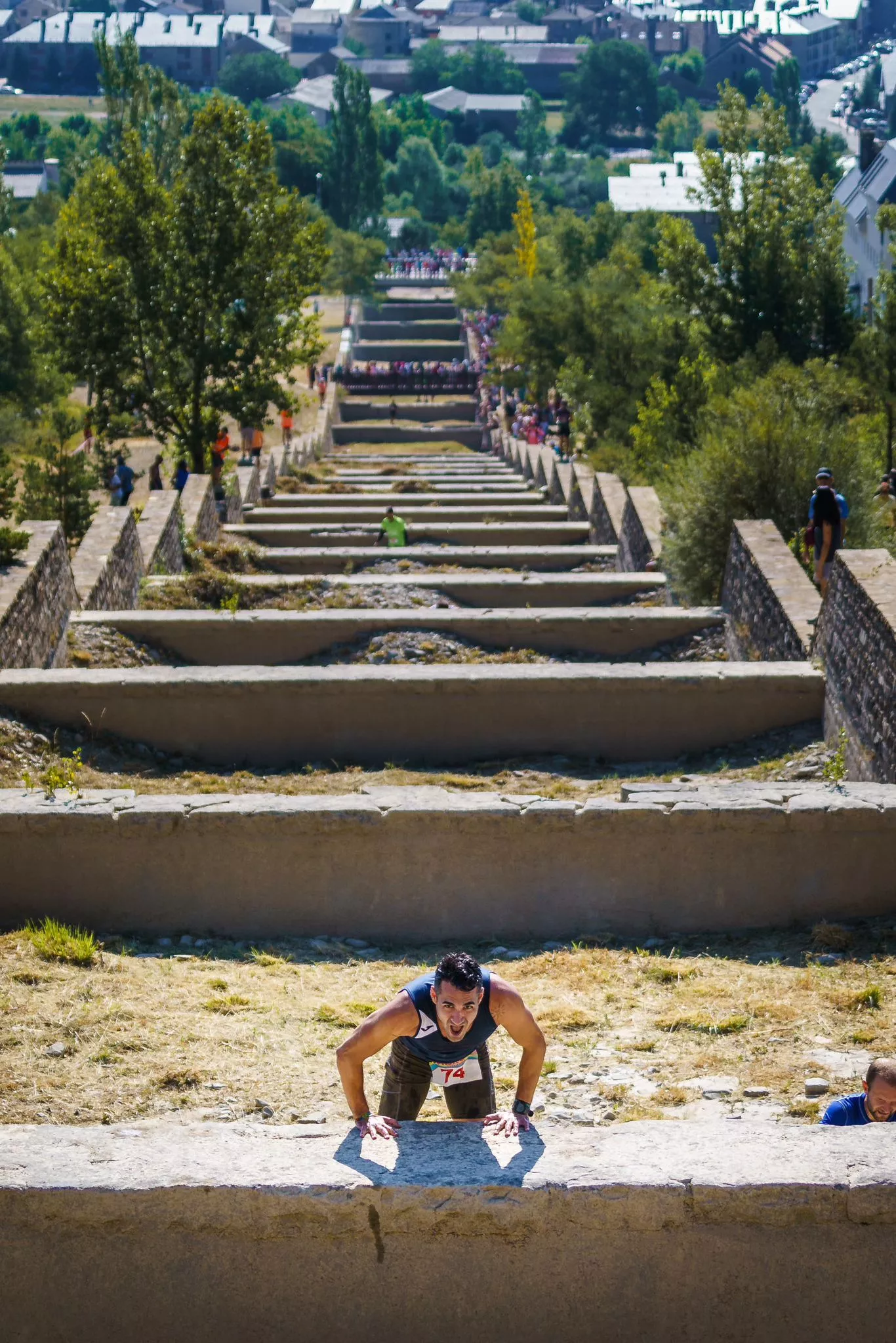 Carrera del Muro, un espectáculo. Yhabril Moro