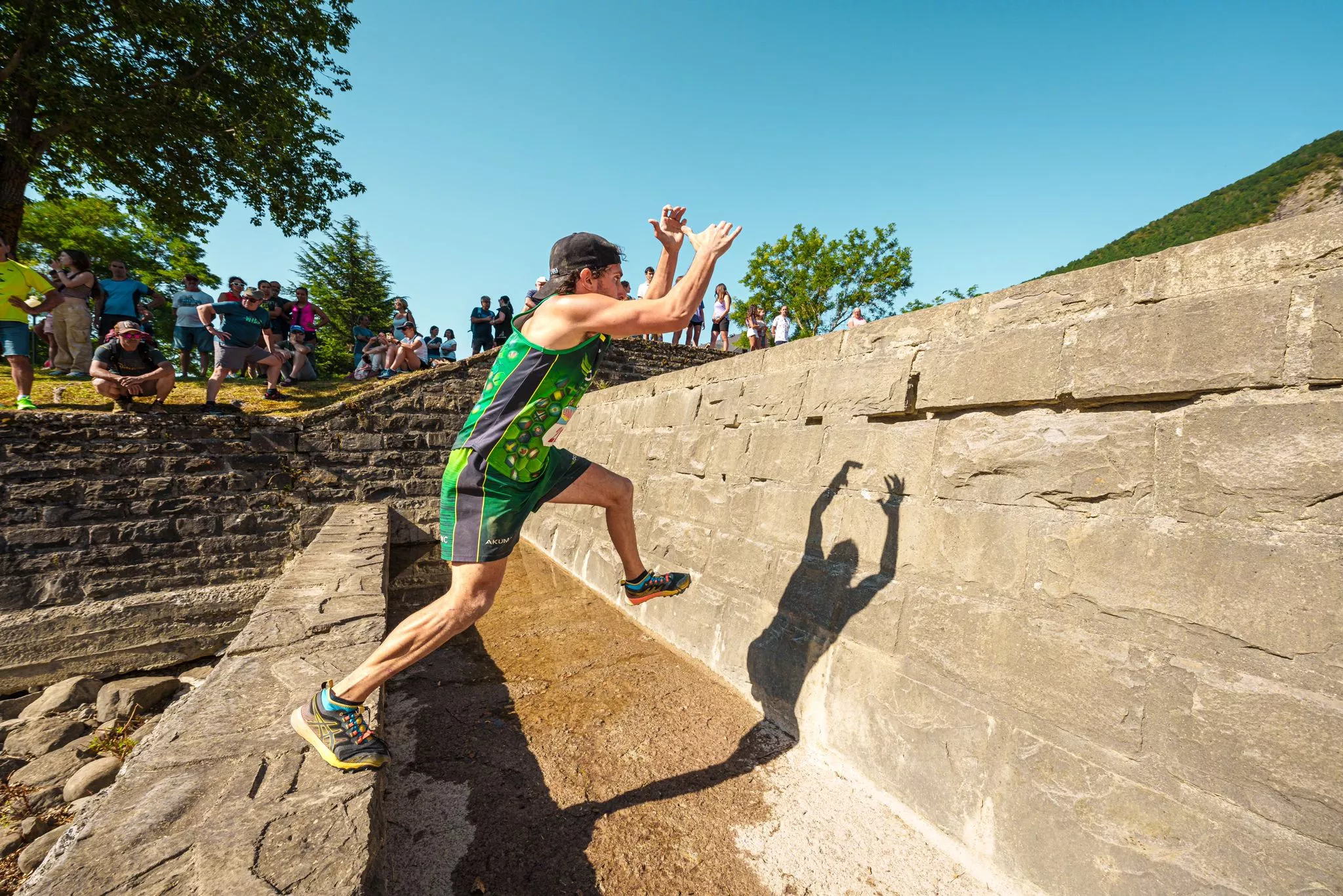 Carrera del Muro, un espectáculo. Yhabril Moro