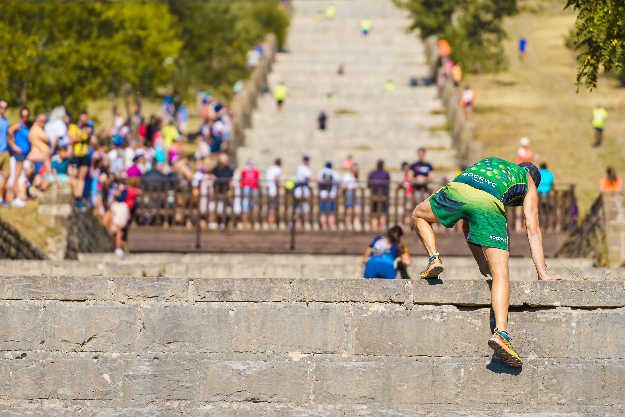 Carrera del Muro, un espectáculo. Yhabril Moro