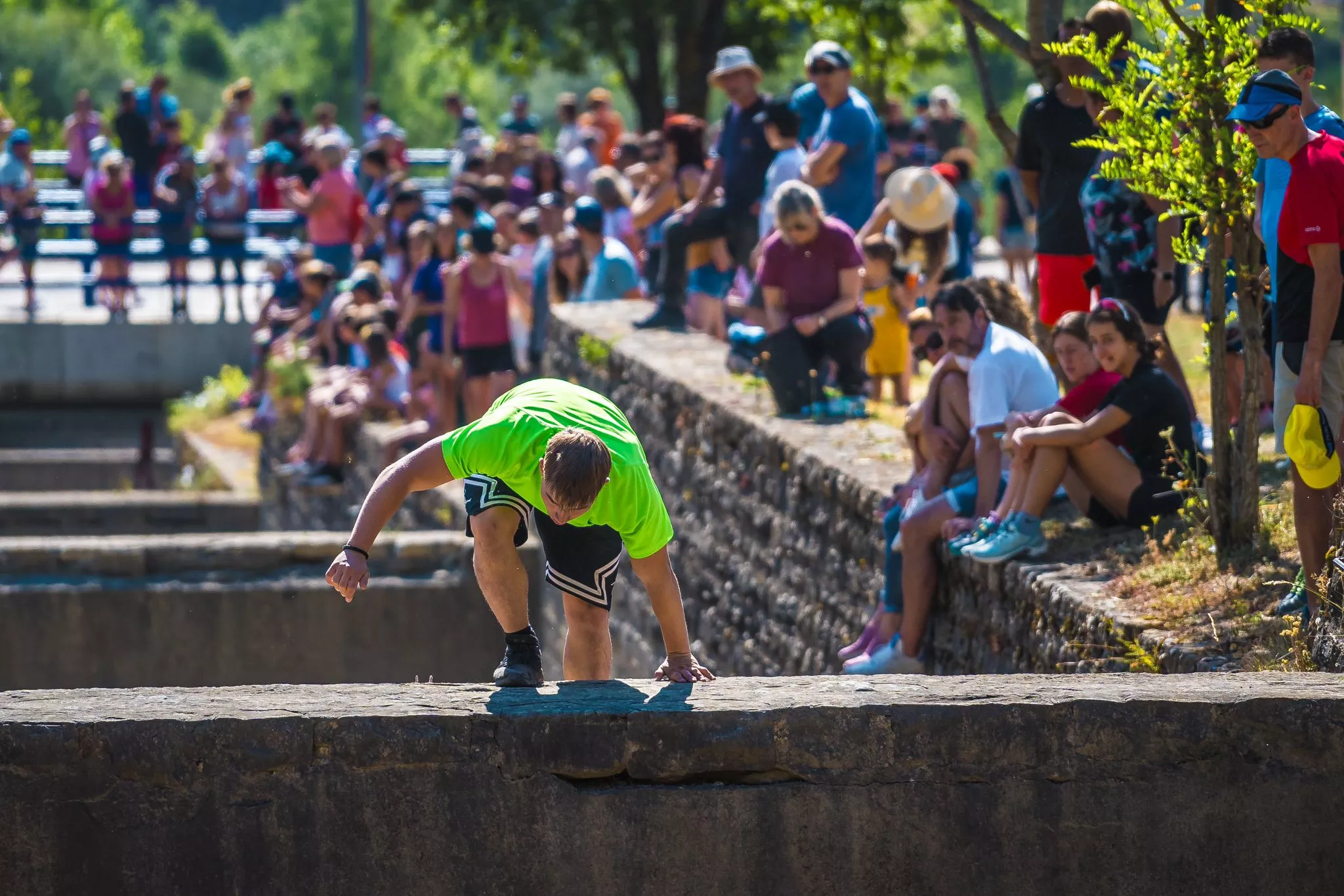 Carrera del Muro, un espectáculo. Yhabril Moro