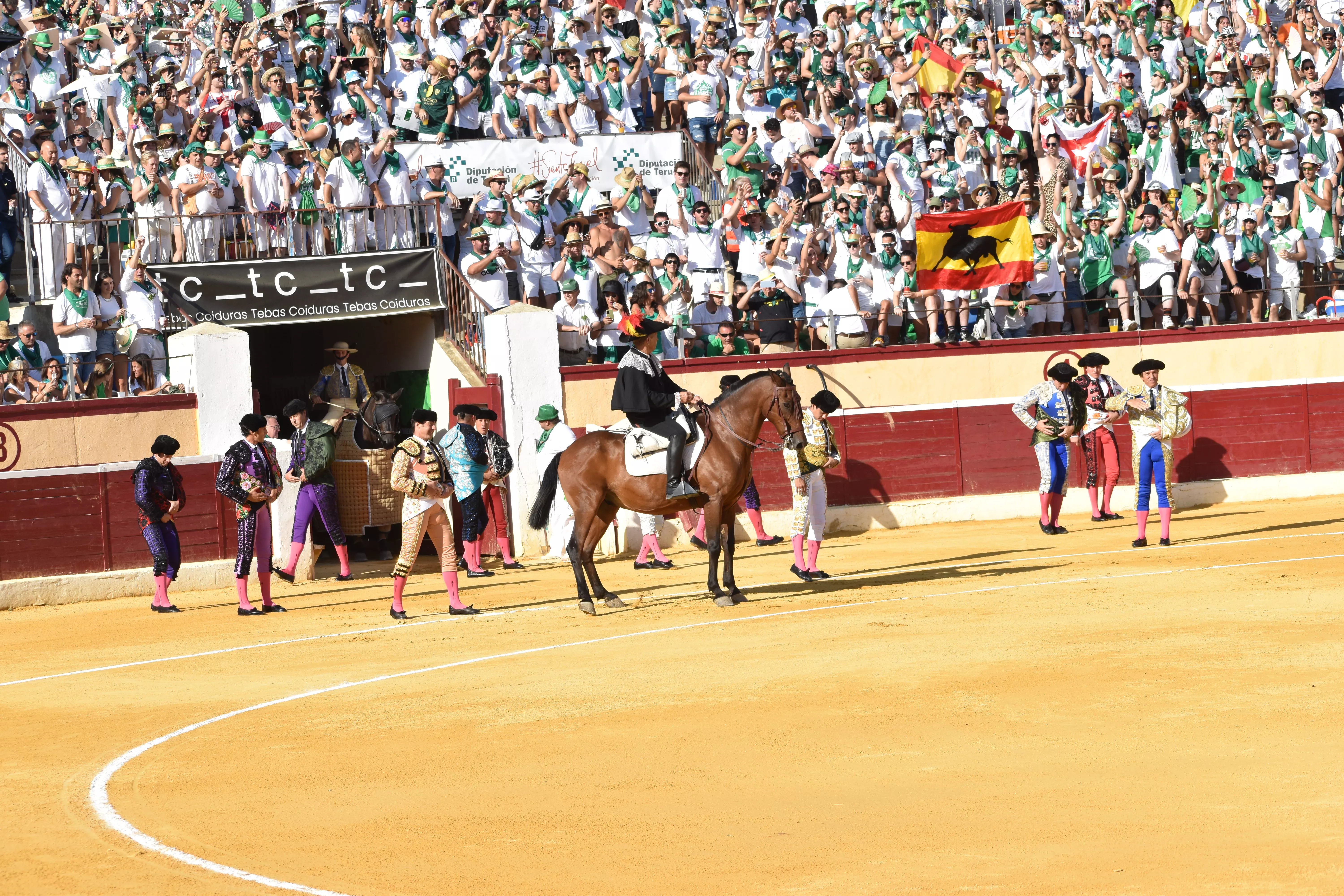 Tercera corrida de la Feria de La Albahaca 2023 de Huesca. Foto: Carlos Jalle