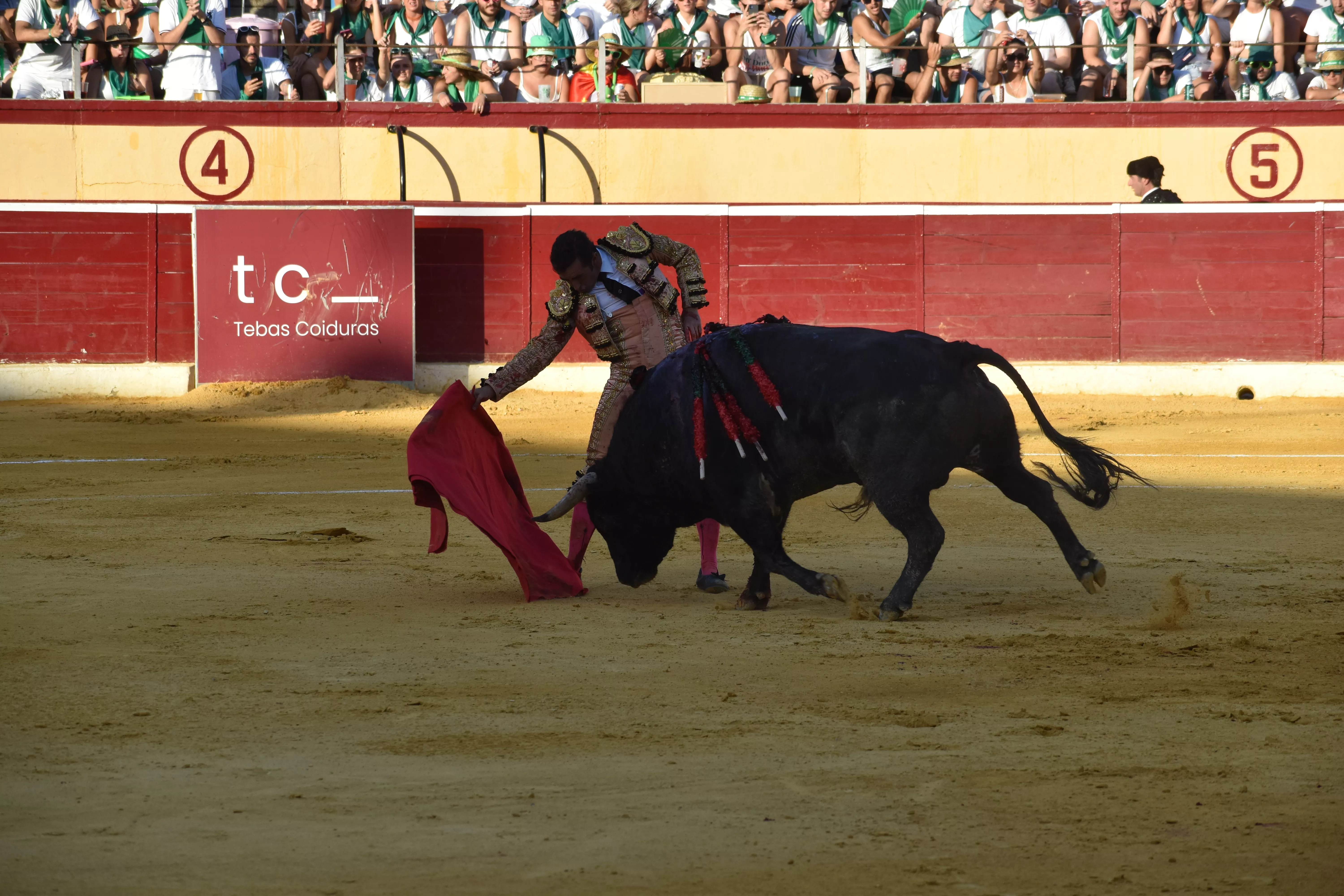 Tercera corrida de la Feria de La Albahaca 2023 de Huesca. Foto: Carlos Jalle