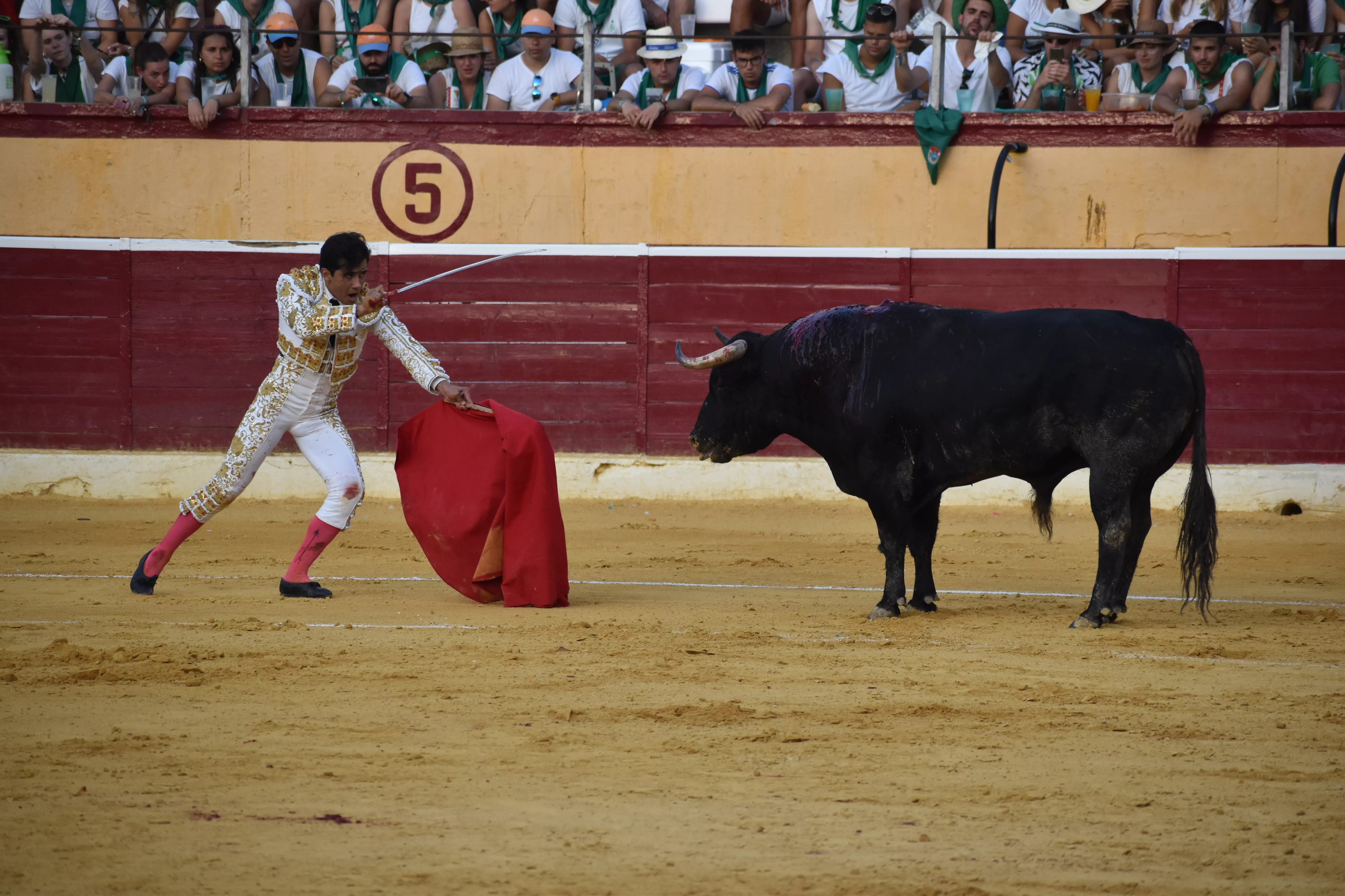 Tercera corrida de la Feria de La Albahaca 2023 de Huesca. Foto: Carlos Jalle