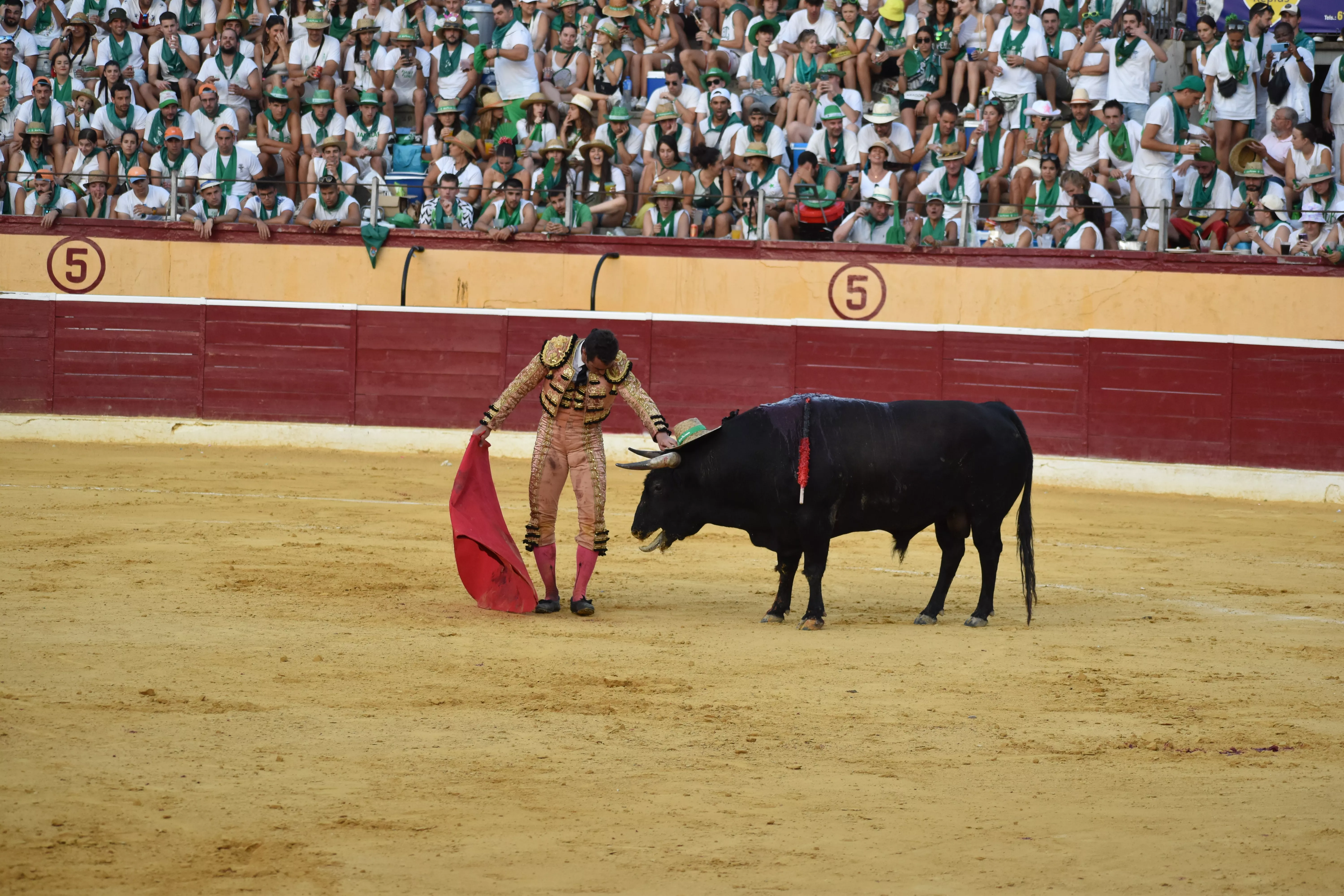 Tercera corrida de la Feria de La Albahaca 2023 de Huesca. Foto: Carlos Jalle