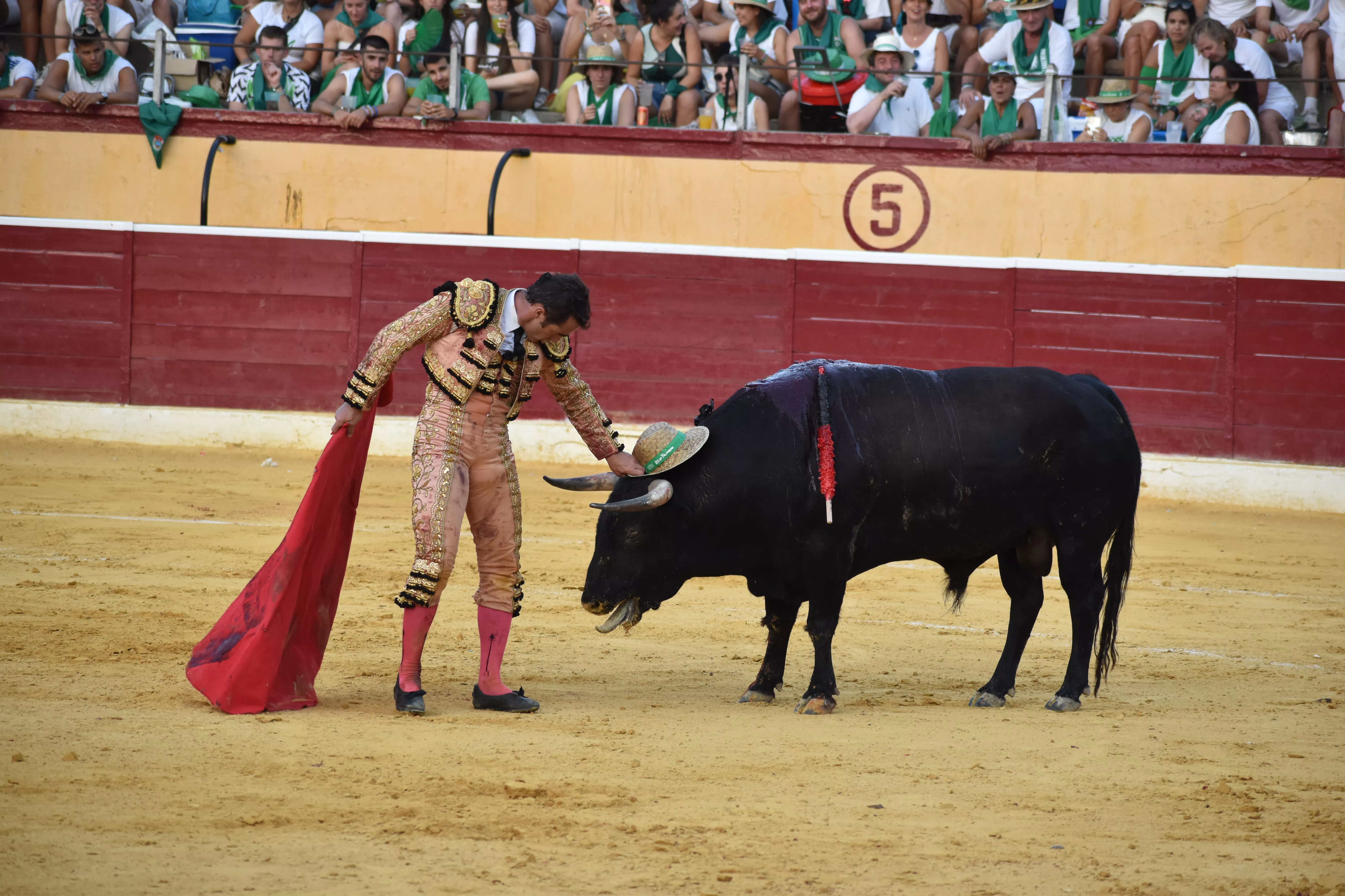 Tercera corrida de la Feria de La Albahaca 2023 de Huesca. Foto: Carlos Jalle