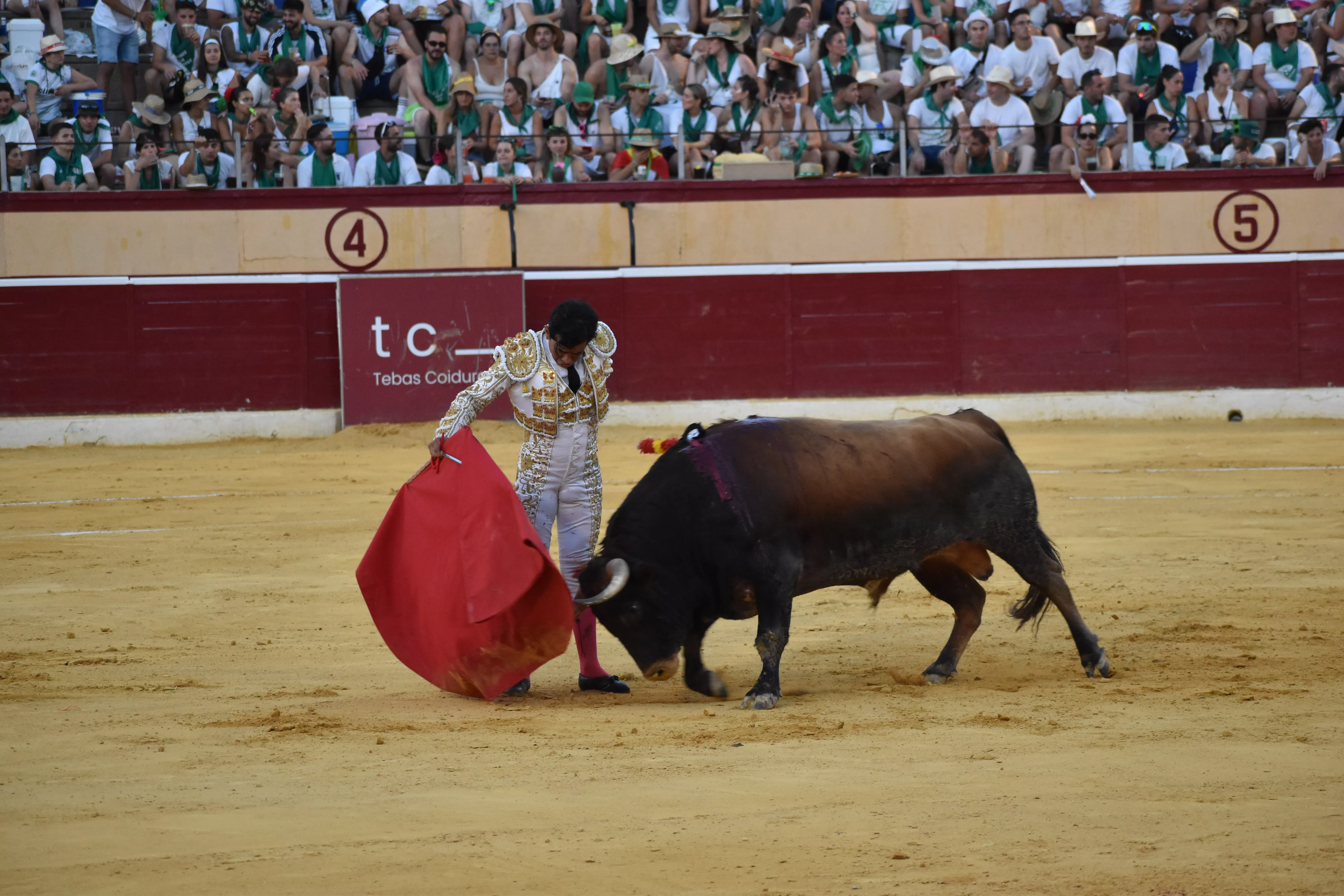 Tercera corrida de la Feria de La Albahaca 2023 de Huesca. Foto: Carlos Jalle