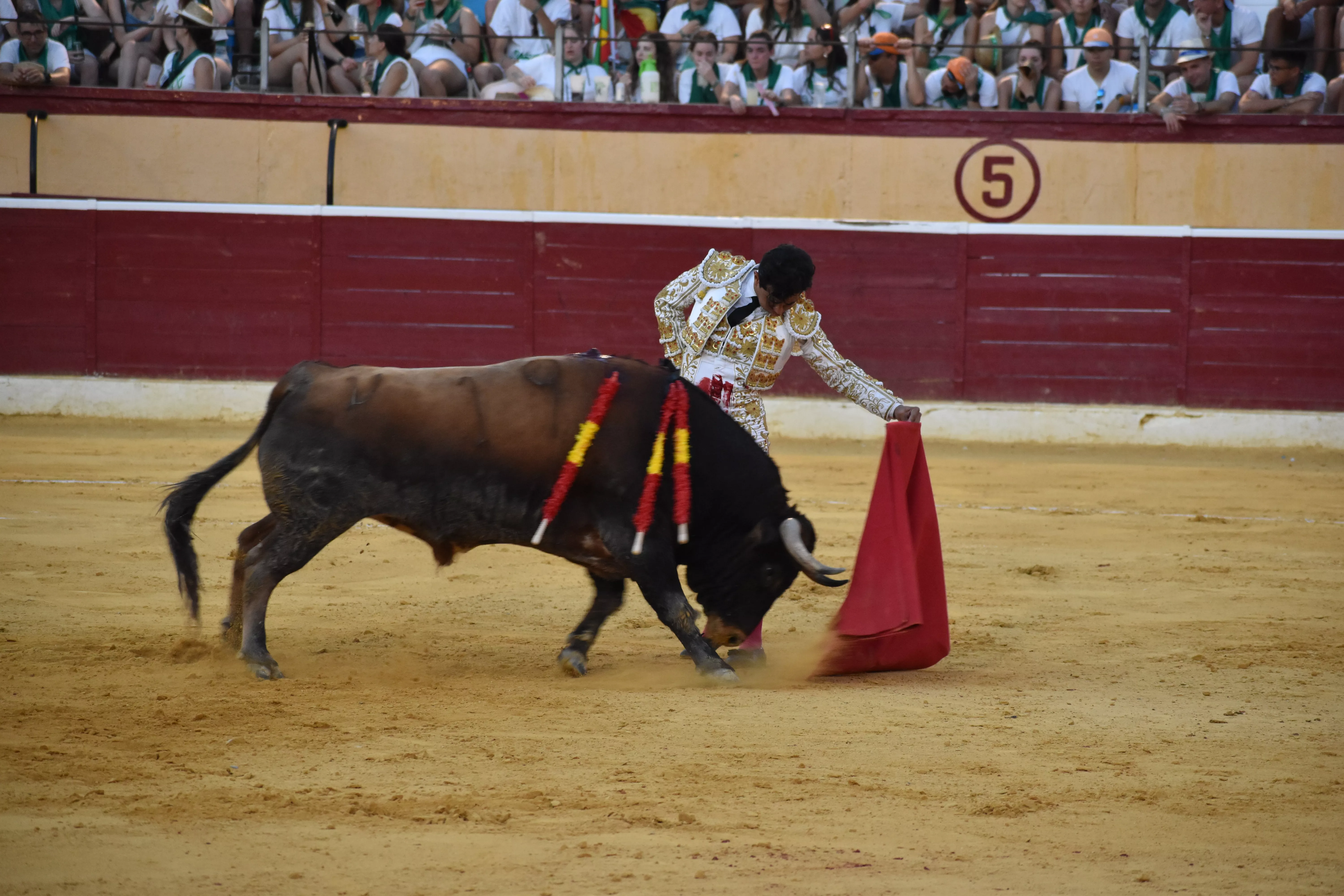 Tercera corrida de la Feria de La Albahaca 2023 de Huesca. Foto: Carlos Jalle