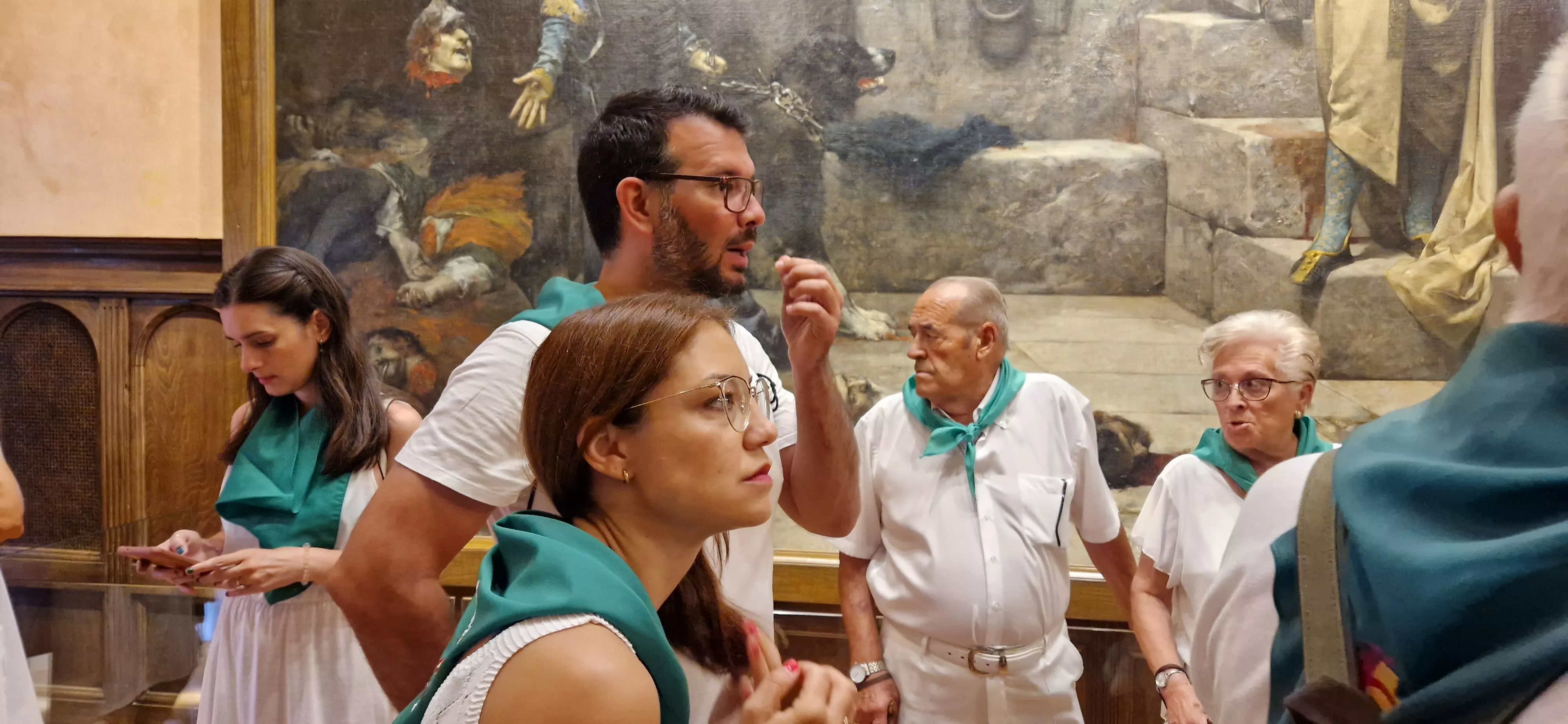 Homenaje a los oscenses que viven en el exterior. Foto Myriam Martínez