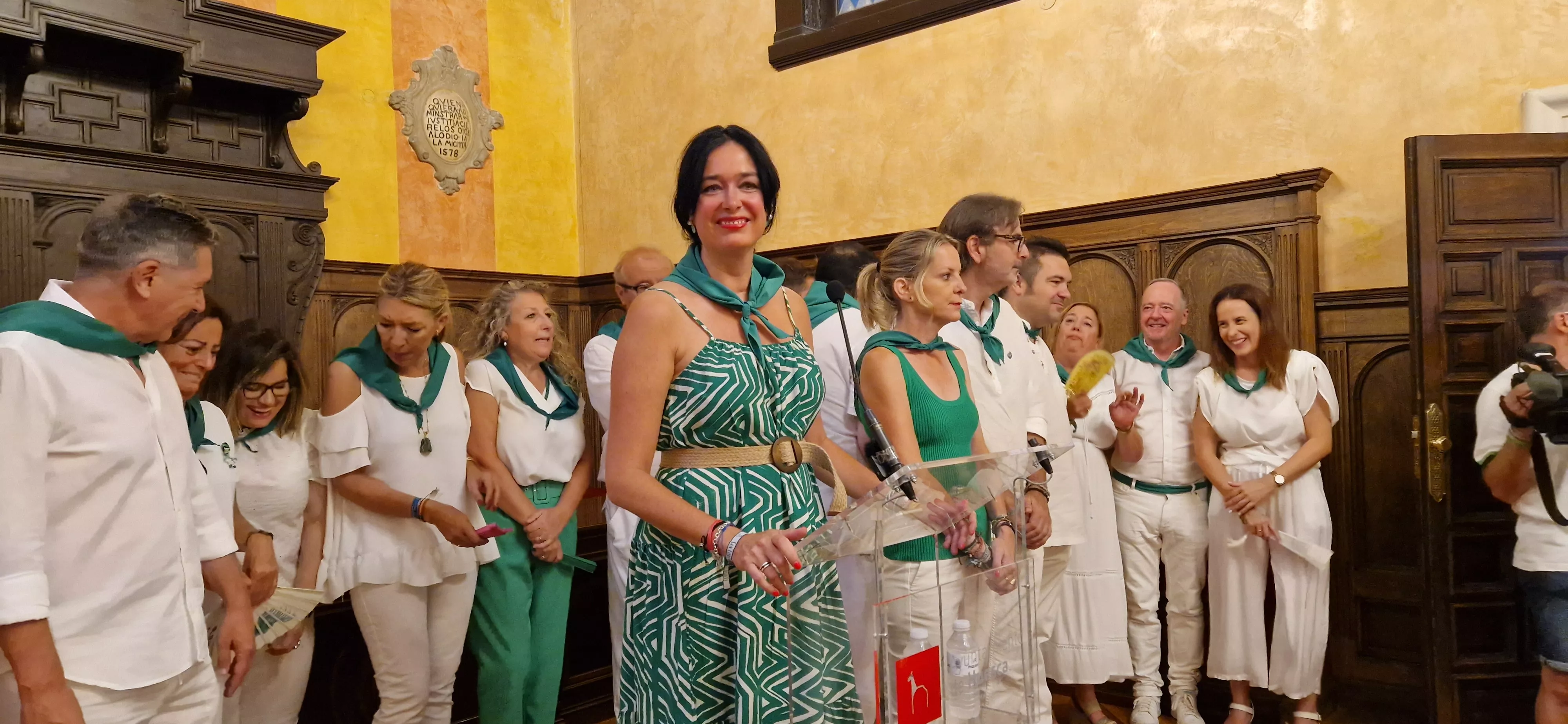 Homenaje a los oscenses que viven en el exterior. Foto Myriam Martínez